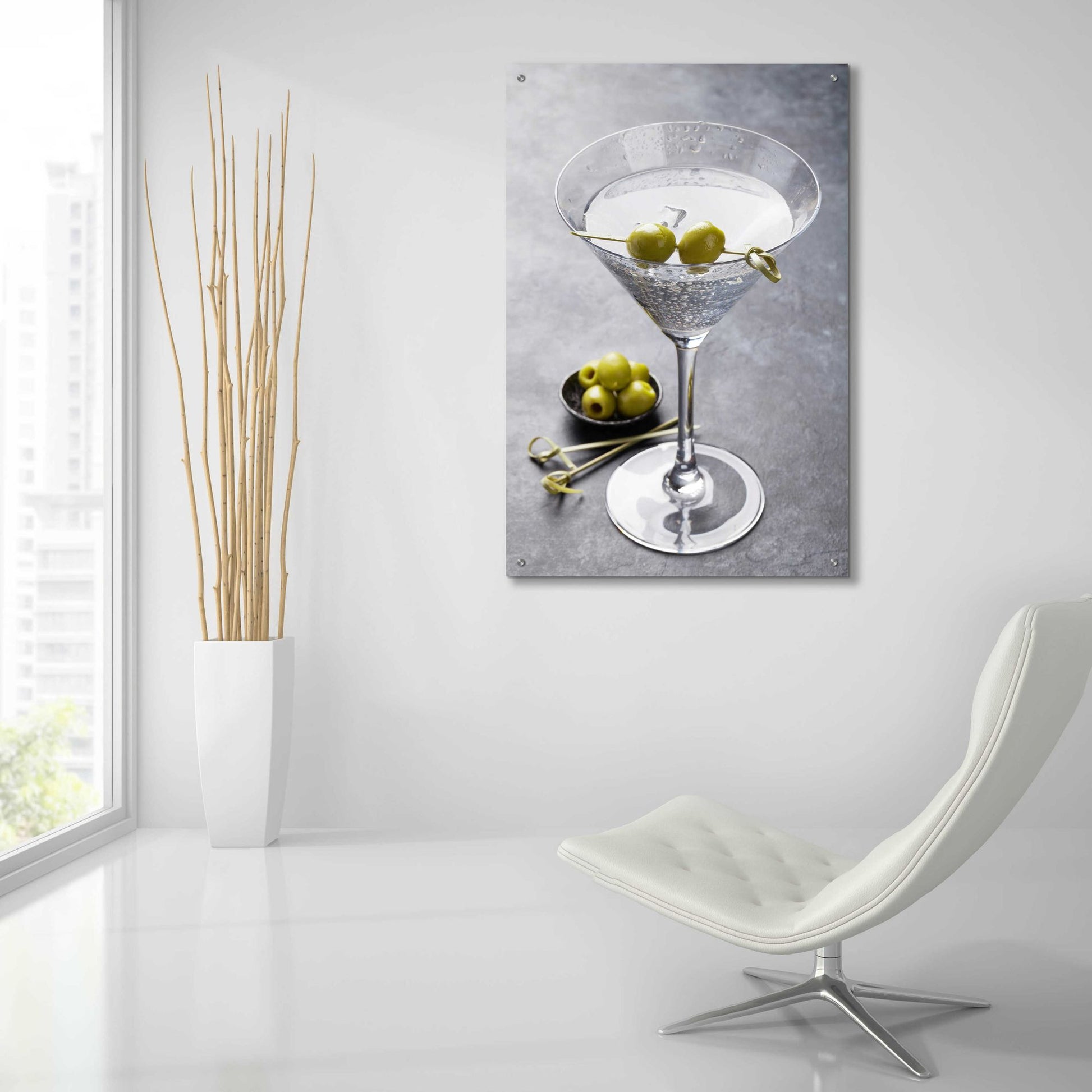 Epic Art 'Dirty Martini' by Epic Portfolio, Acrylic Glass Wall Art,24x36