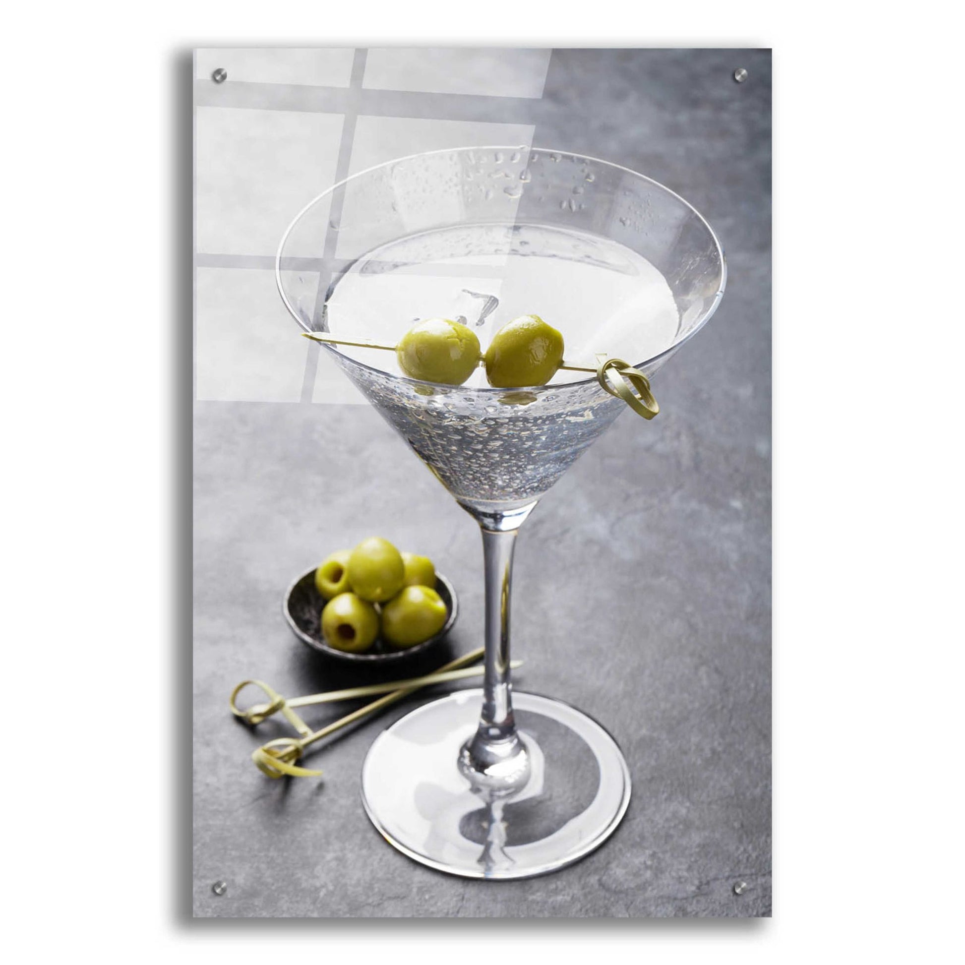 Epic Art 'Dirty Martini' by Epic Portfolio, Acrylic Glass Wall Art,24x36