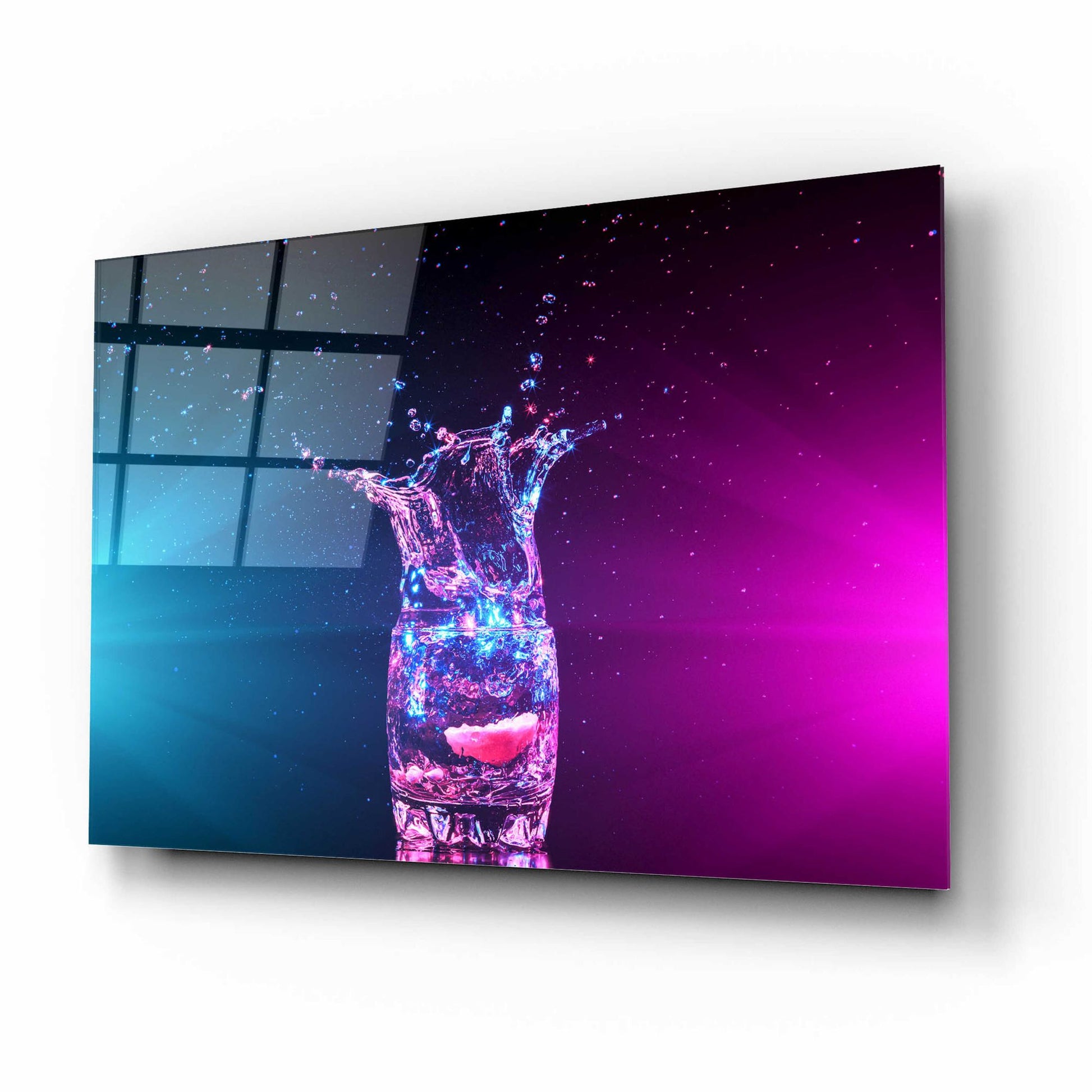 Epic Art 'Empress Splash' by Epic Portfolio, Acrylic Glass Wall Art,16x12