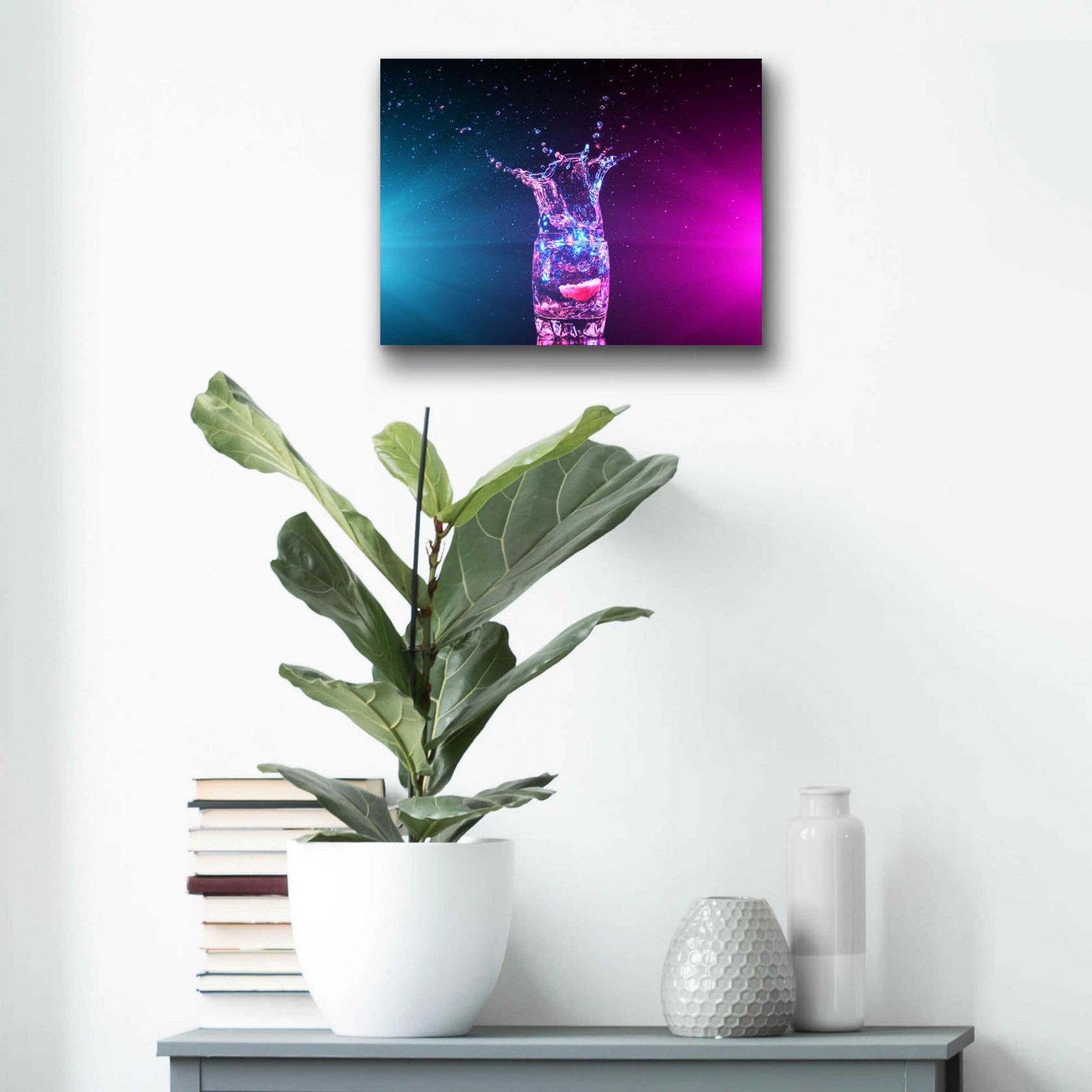 Epic Art 'Empress Splash' by Epic Portfolio, Acrylic Glass Wall Art,16x12