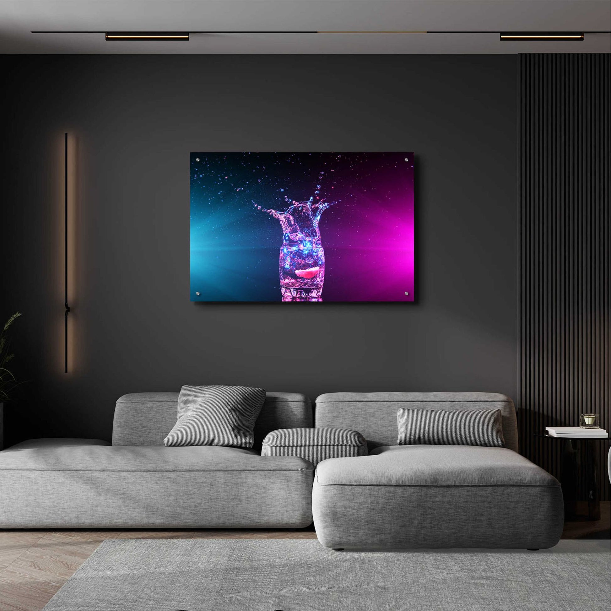 Epic Art 'Empress Splash' by Epic Portfolio, Acrylic Glass Wall Art,36x24