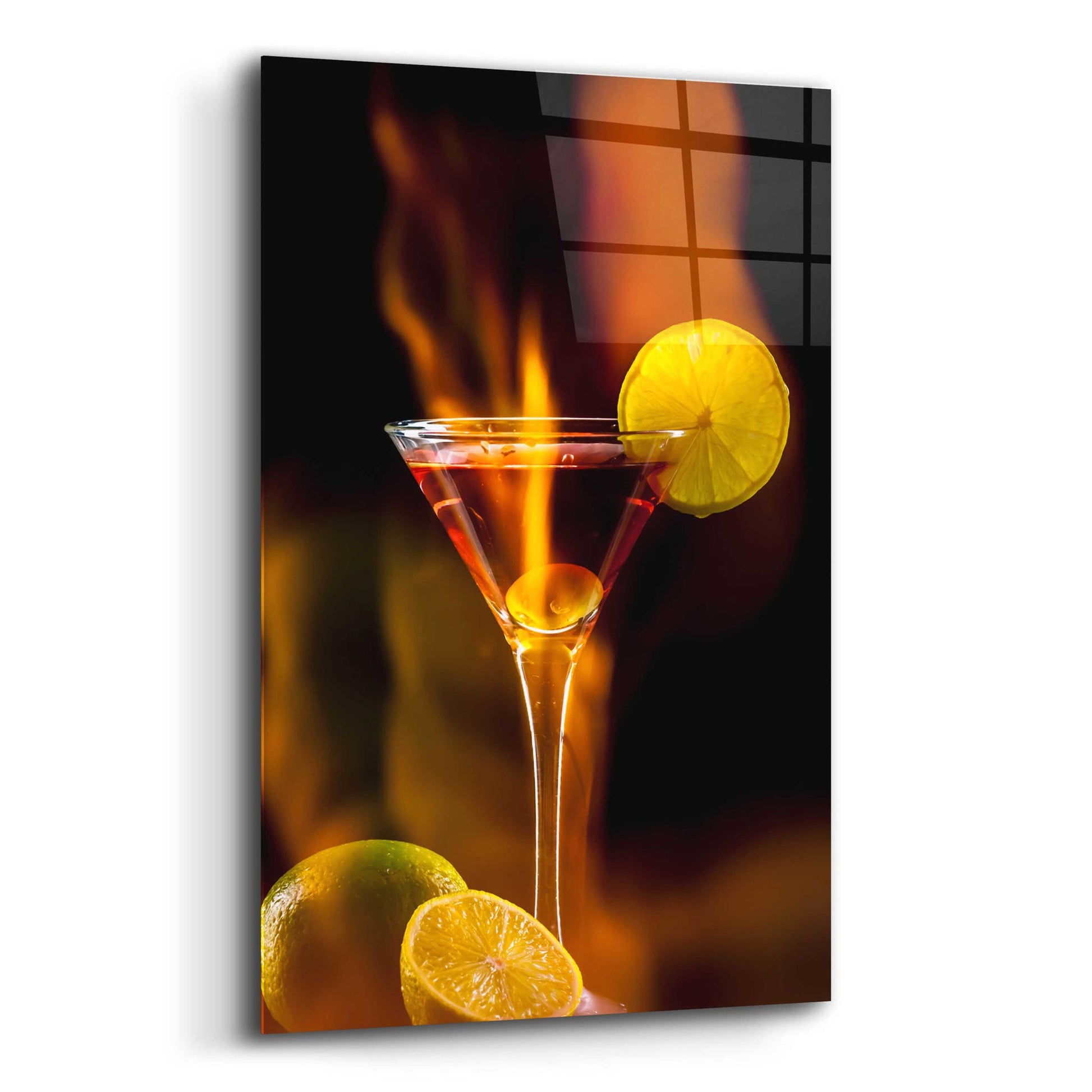 Epic Art 'Flamming Dr' by Epic Portfolio, Acrylic Glass Wall Art,12x16