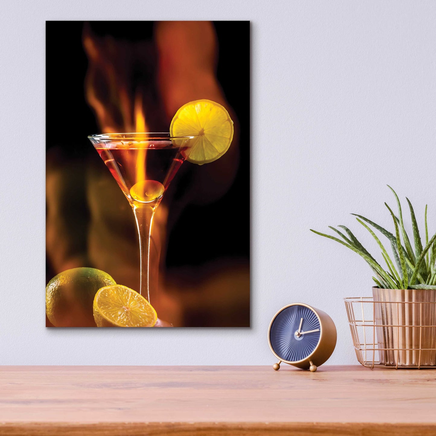 Epic Art 'Flamming Dr' by Epic Portfolio, Acrylic Glass Wall Art,12x16