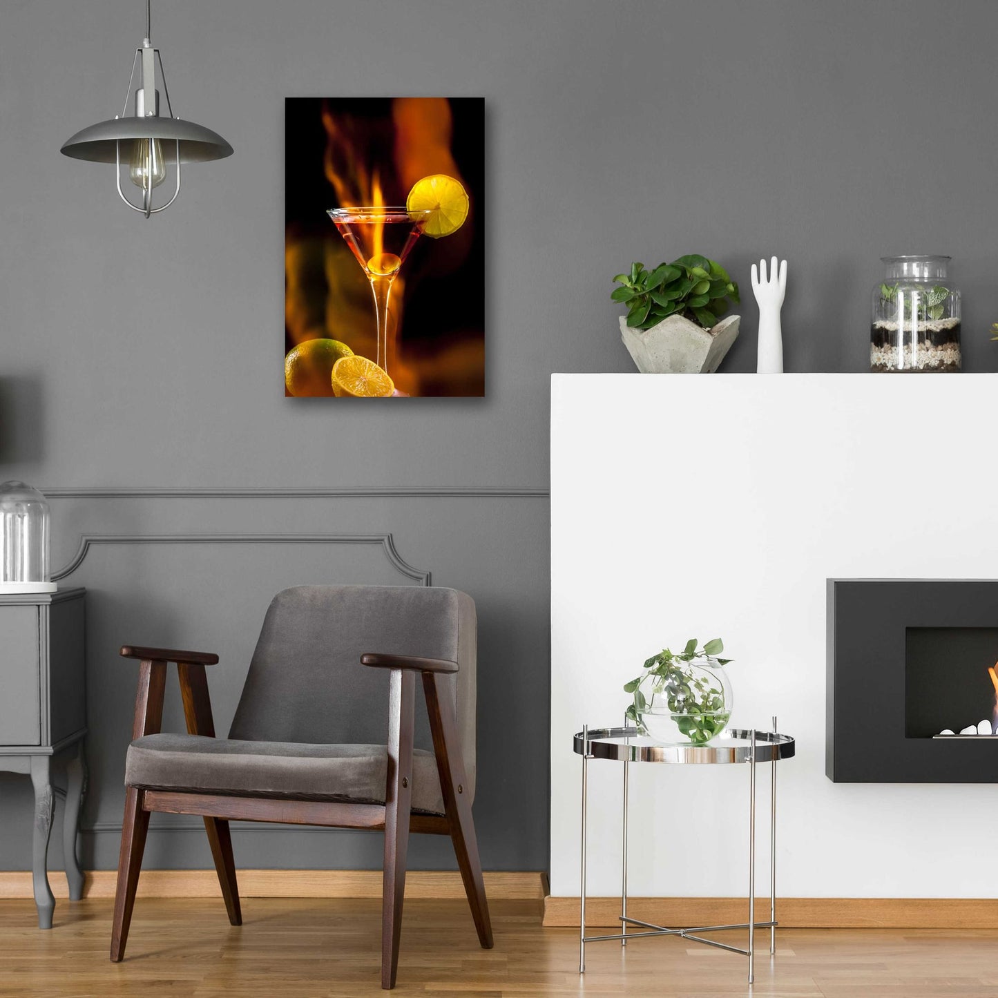 Epic Art 'Flamming Dr' by Epic Portfolio, Acrylic Glass Wall Art,16x24