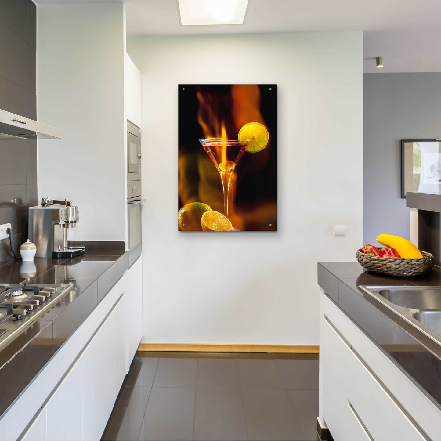 Epic Art 'Flamming Dr' by Epic Portfolio, Acrylic Glass Wall Art,24x36