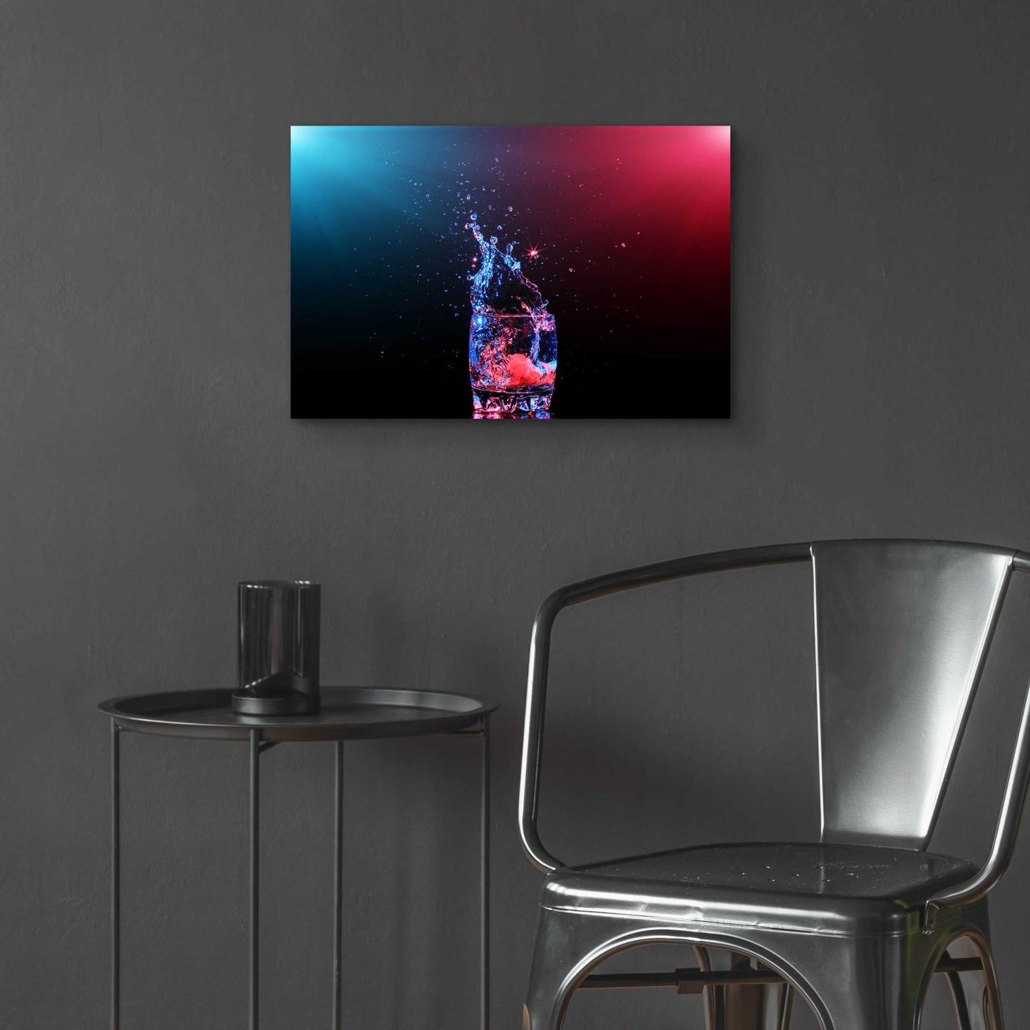 Epic Art 'Galaxy Splash' by Epic Portfolio, Acrylic Glass Wall Art,24x16