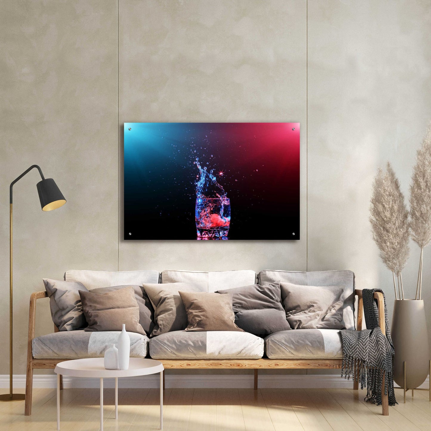 Epic Art 'Galaxy Splash' by Epic Portfolio, Acrylic Glass Wall Art,36x24