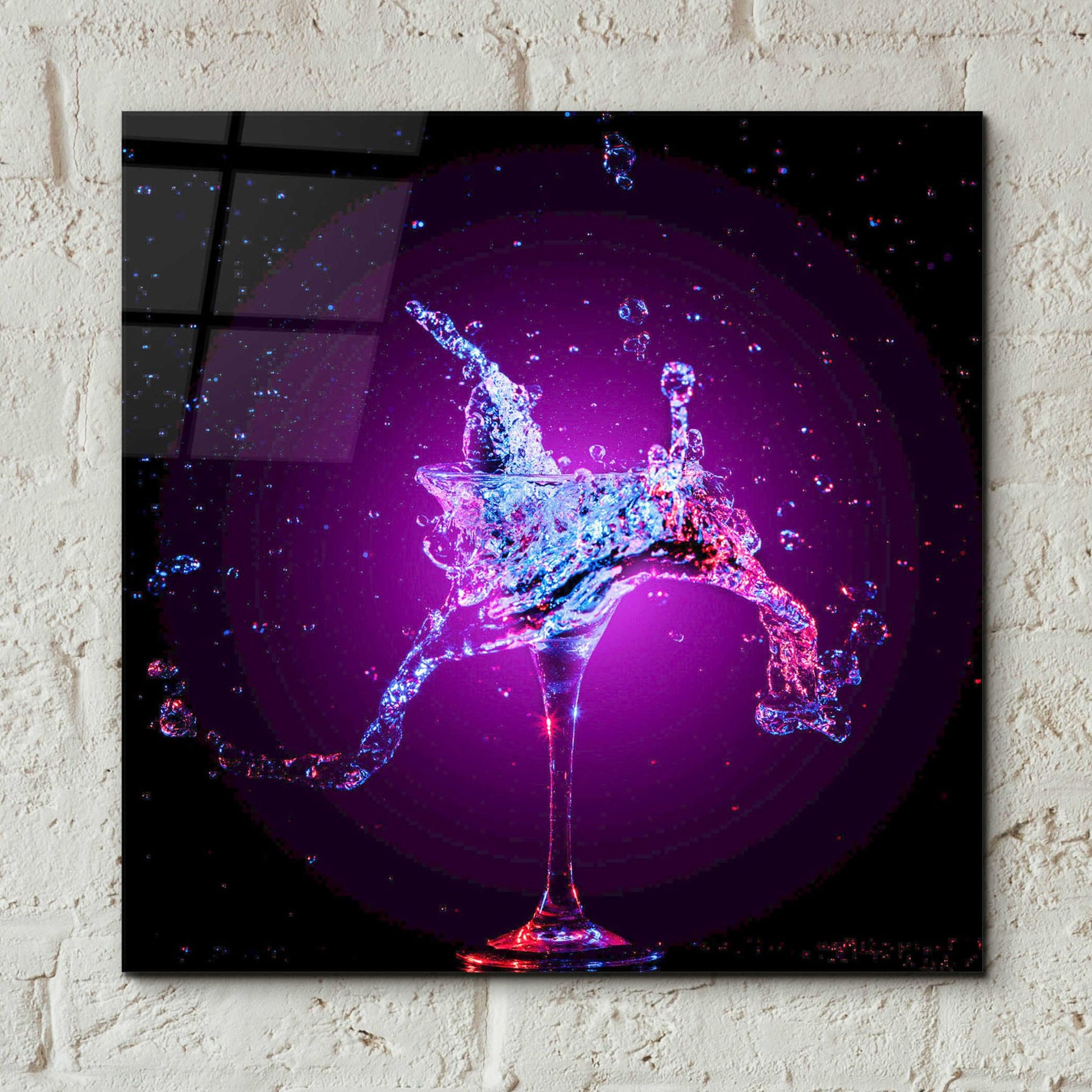 Epic Art 'Galxy Magic Mule Splash' by Epic Portfolio, Acrylic Glass Wall Art,12x12