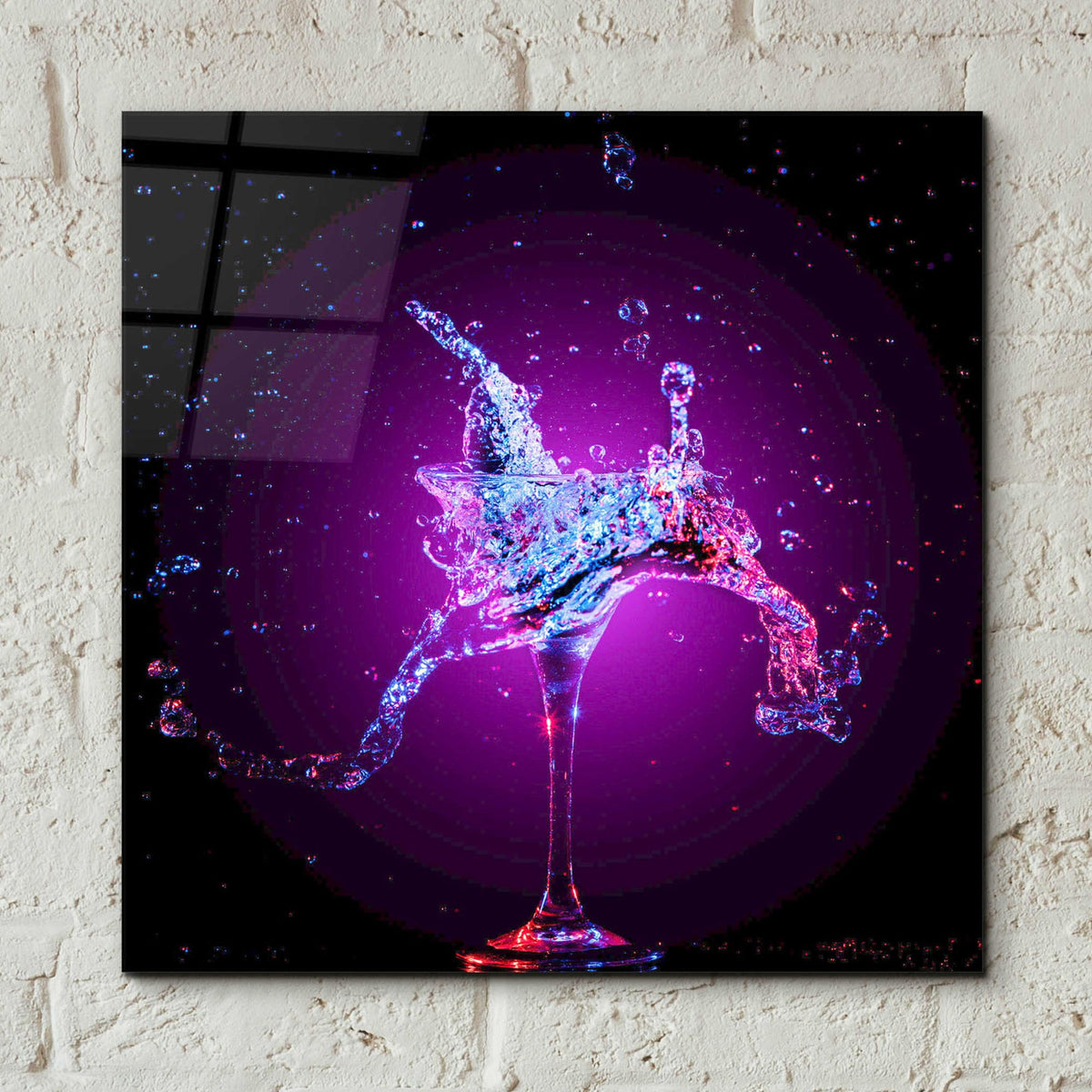 Epic Art 'Galxy Magic Mule Splash' by Epic Portfolio, Acrylic Glass Wall Art,12x12