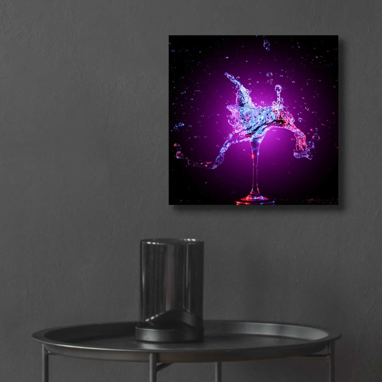 Epic Art 'Galxy Magic Mule Splash' by Epic Portfolio, Acrylic Glass Wall Art,12x12