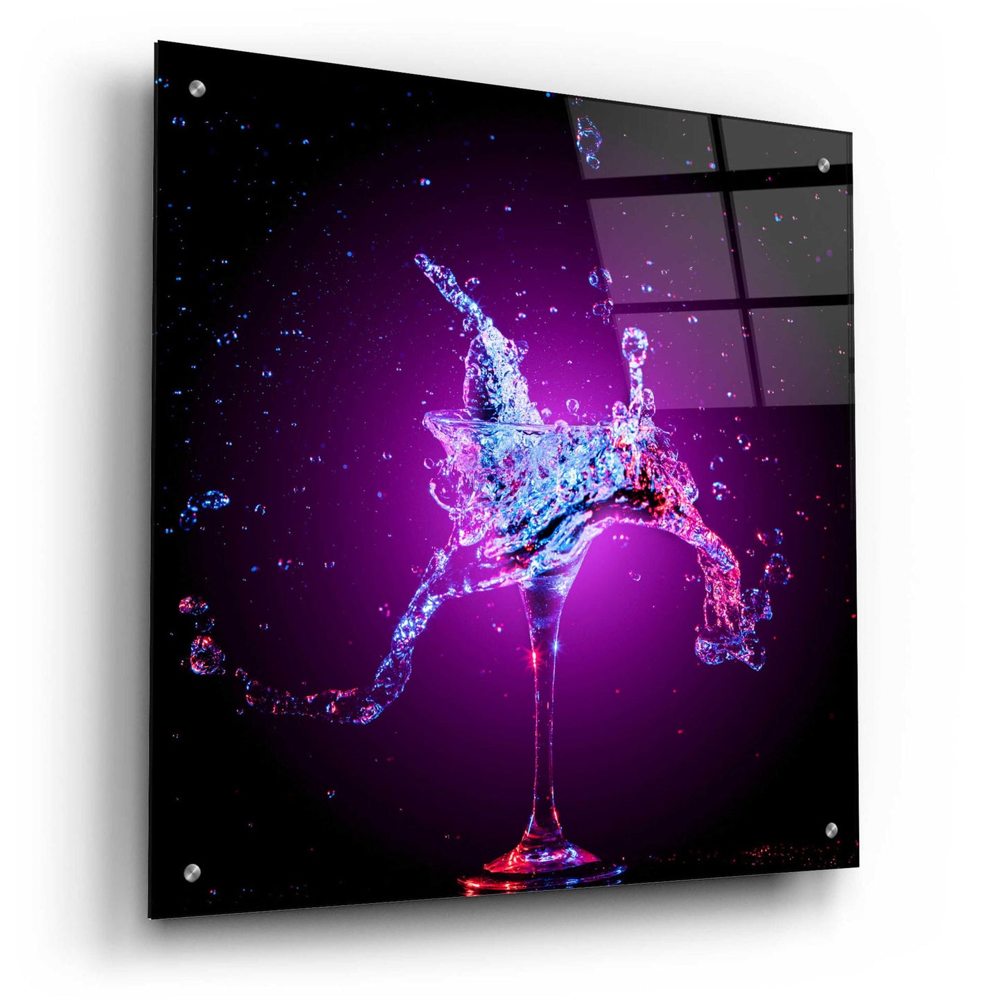 Epic Art 'Galxy Magic Mule Splash' by Epic Portfolio, Acrylic Glass Wall Art,24x24