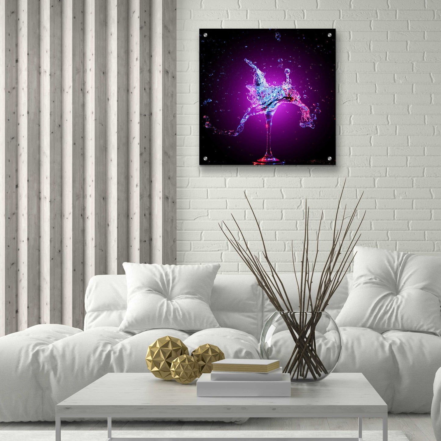 Epic Art 'Galxy Magic Mule Splash' by Epic Portfolio, Acrylic Glass Wall Art,24x24