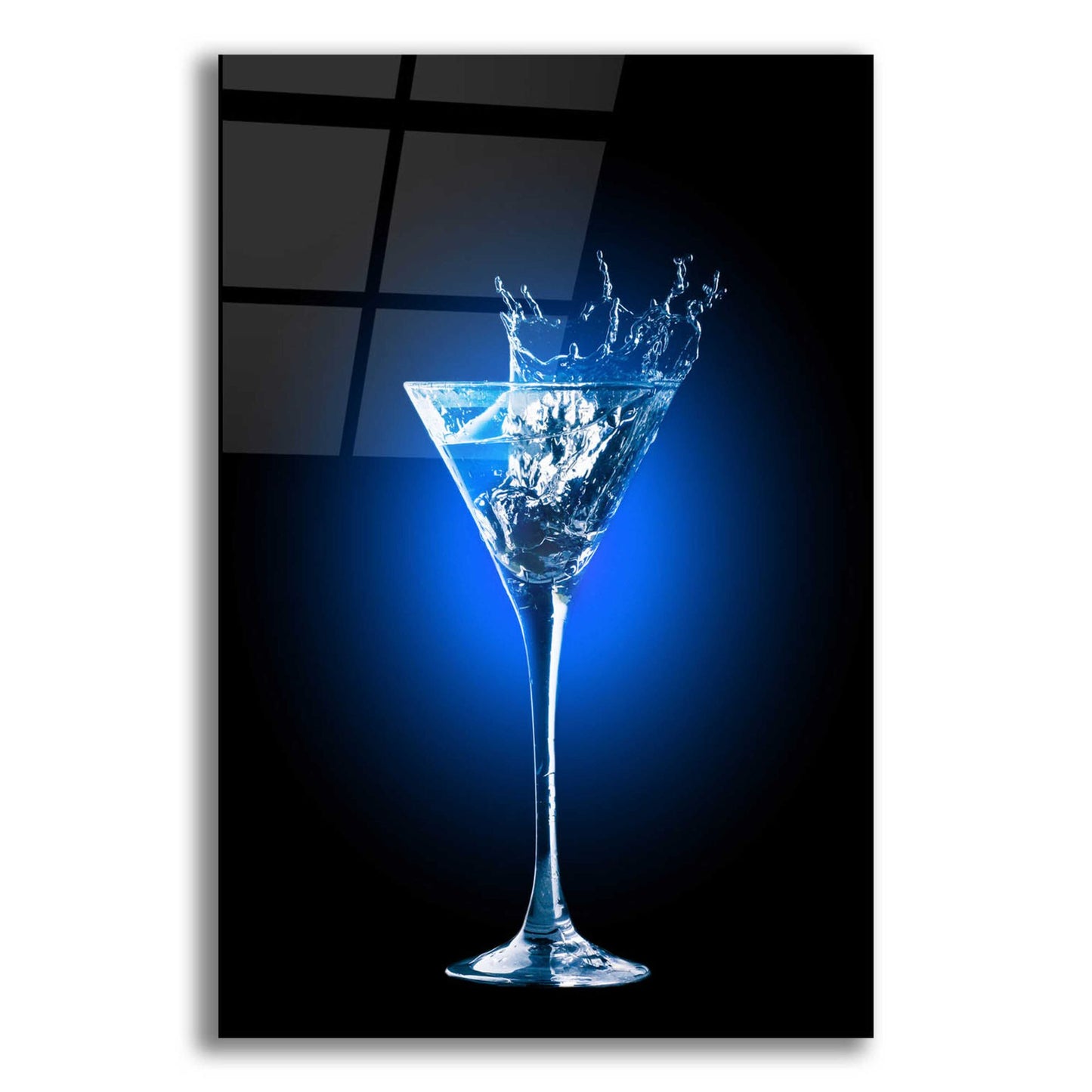 Epic Art 'Gin and Tonic Splash' by Epic Portfolio, Acrylic Glass Wall Art,12x16