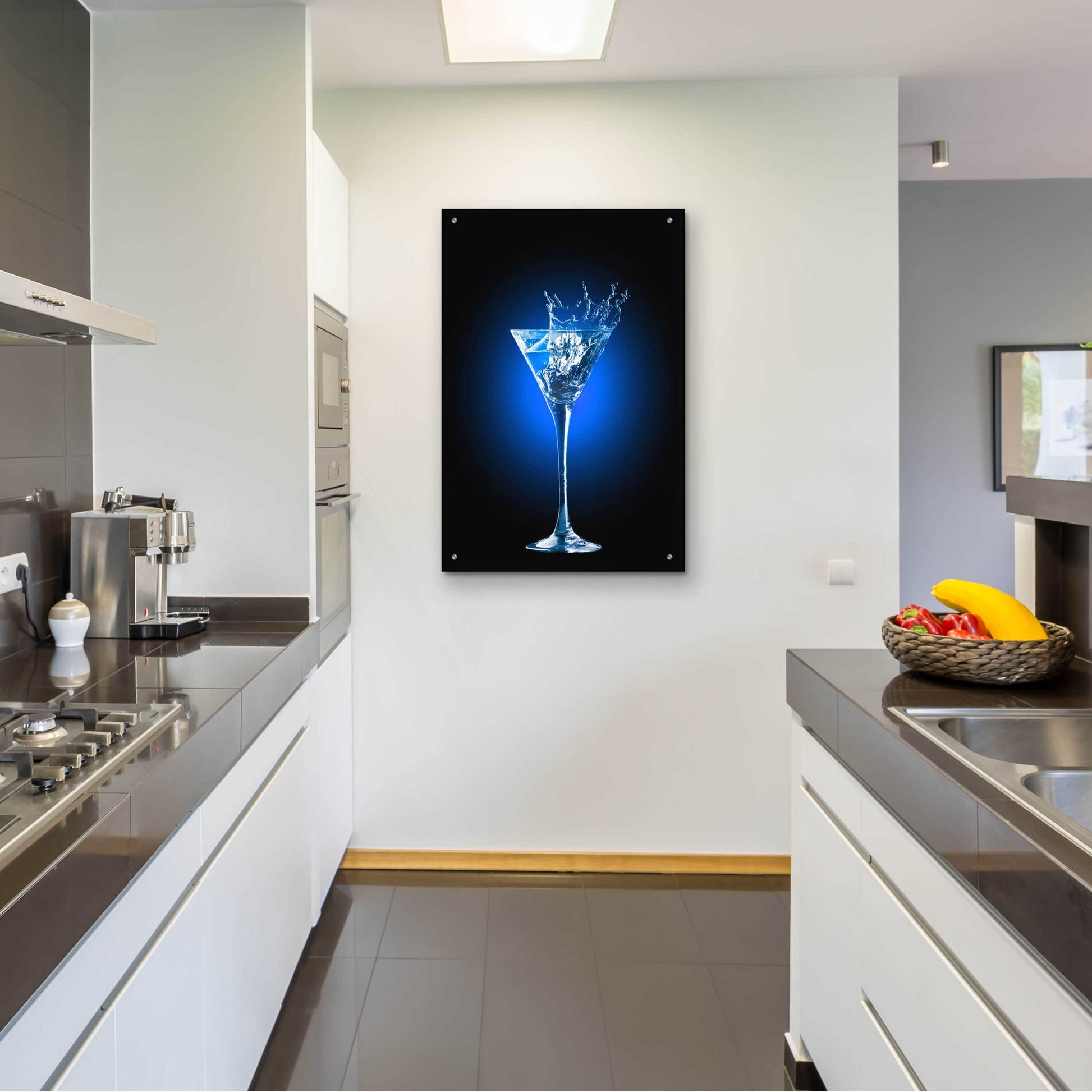 Epic Art 'Gin and Tonic Splash' by Epic Portfolio, Acrylic Glass Wall Art,24x36