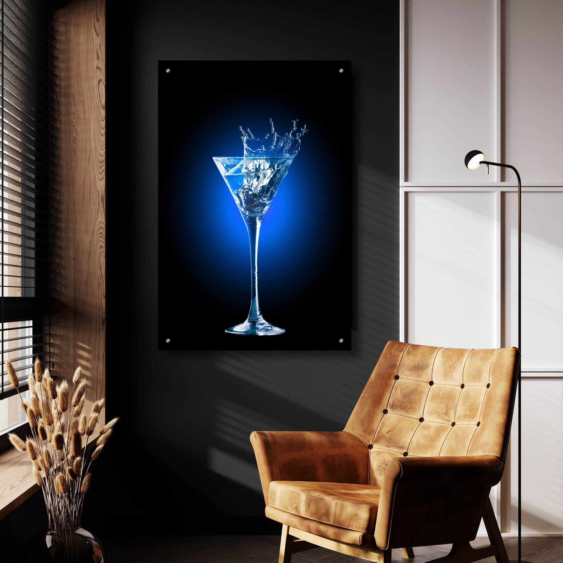 Epic Art 'Gin and Tonic Splash' by Epic Portfolio, Acrylic Glass Wall Art,24x36