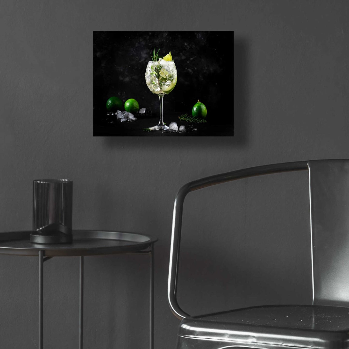 Epic Art 'Gin and Tonic' by Epic Portfolio, Acrylic Glass Wall Art,16x12