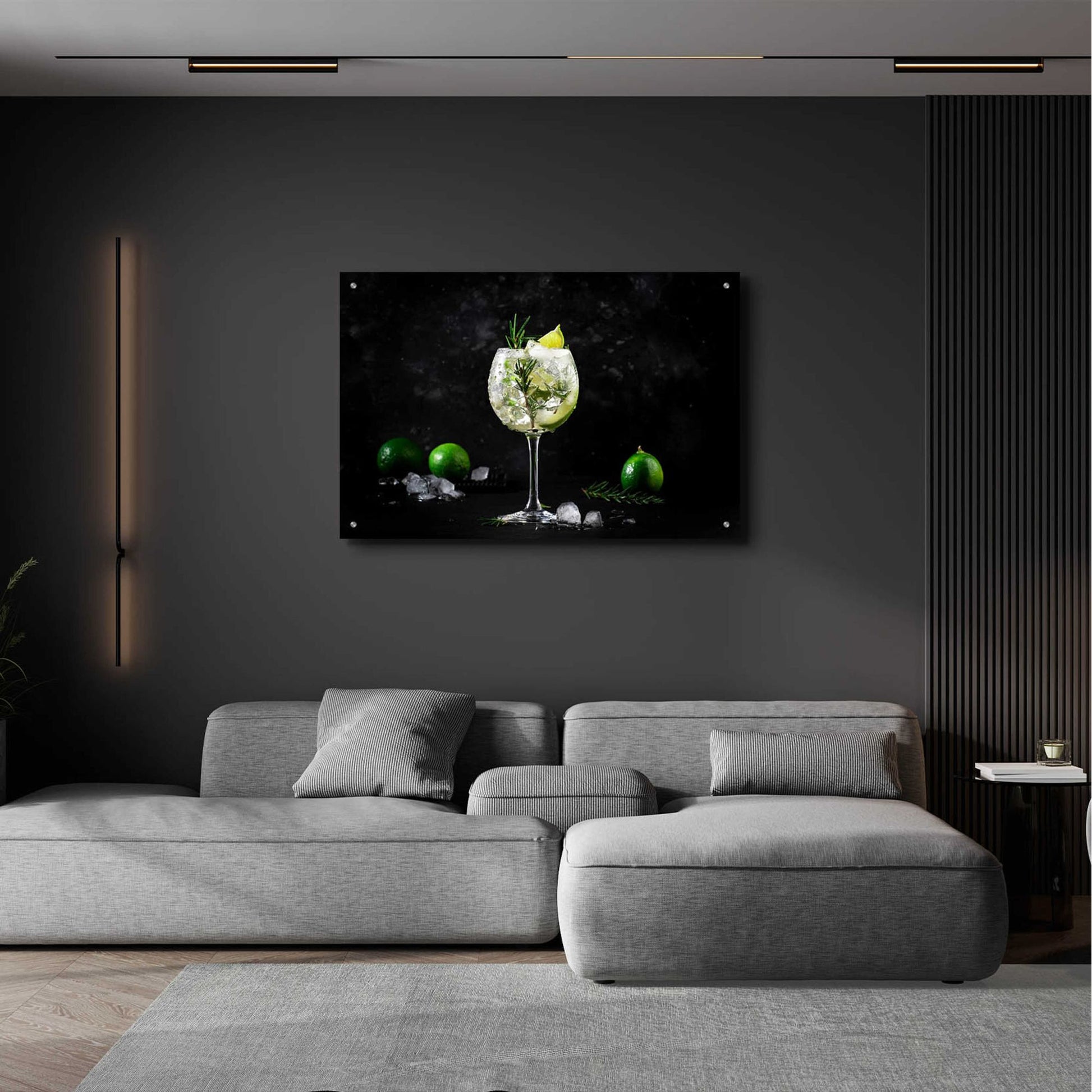 Epic Art 'Gin and Tonic' by Epic Portfolio, Acrylic Glass Wall Art,36x24