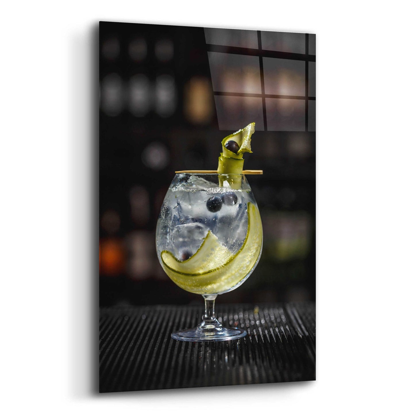 Epic Art 'Gin Cucumber Cooler' by Epic Portfolio, Acrylic Glass Wall Art,12x16