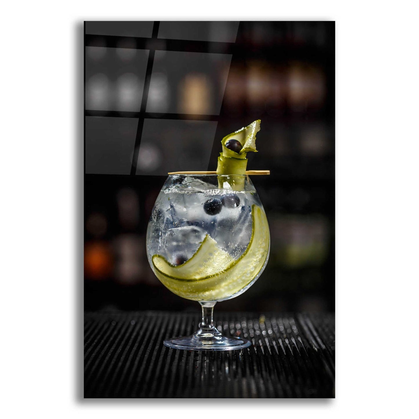 Epic Art 'Gin Cucumber Cooler' by Epic Portfolio, Acrylic Glass Wall Art,12x16