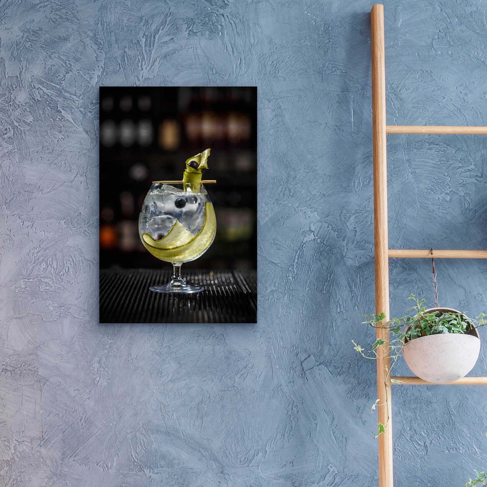 Epic Art 'Gin Cucumber Cooler' by Epic Portfolio, Acrylic Glass Wall Art,16x24