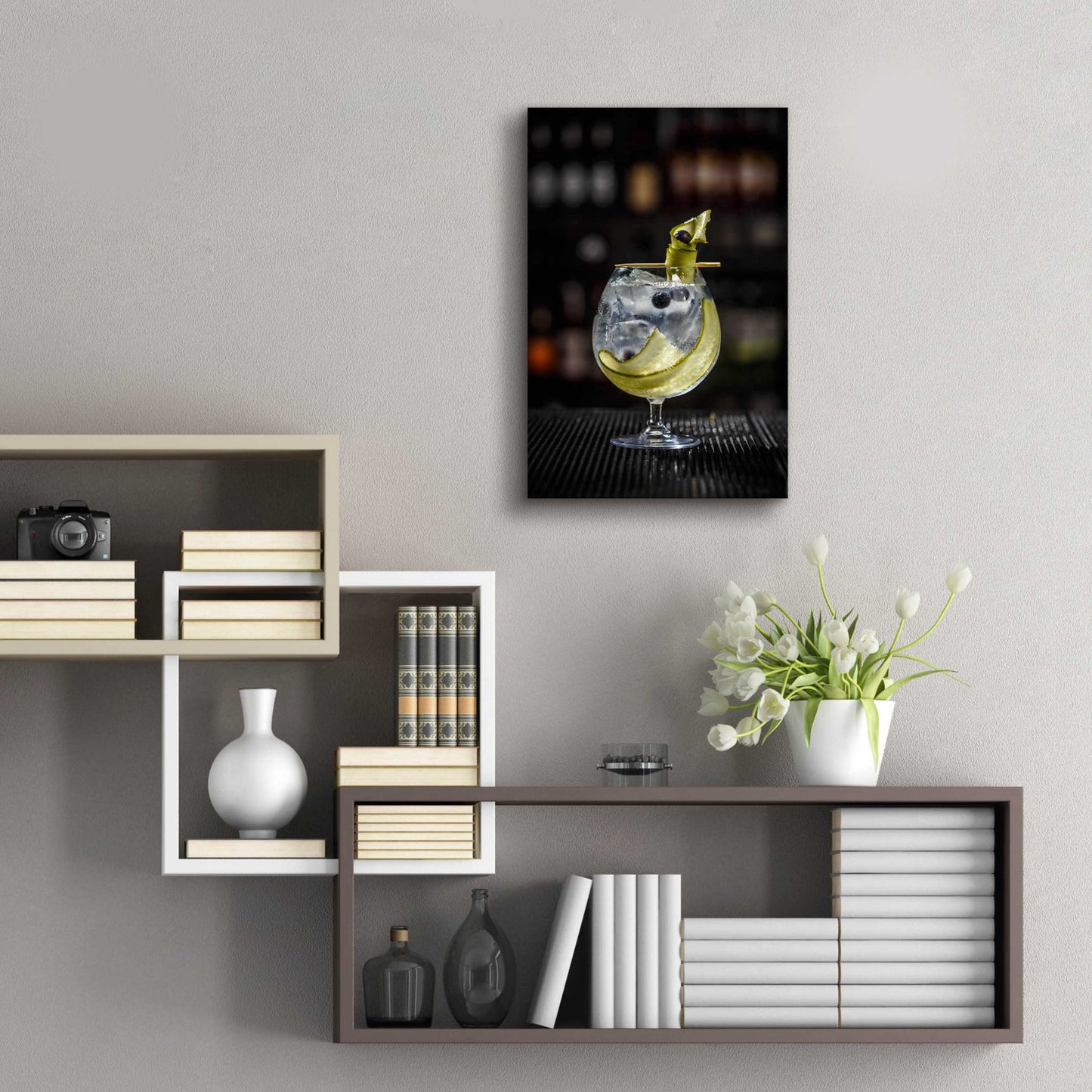 Epic Art 'Gin Cucumber Cooler' by Epic Portfolio, Acrylic Glass Wall Art,16x24