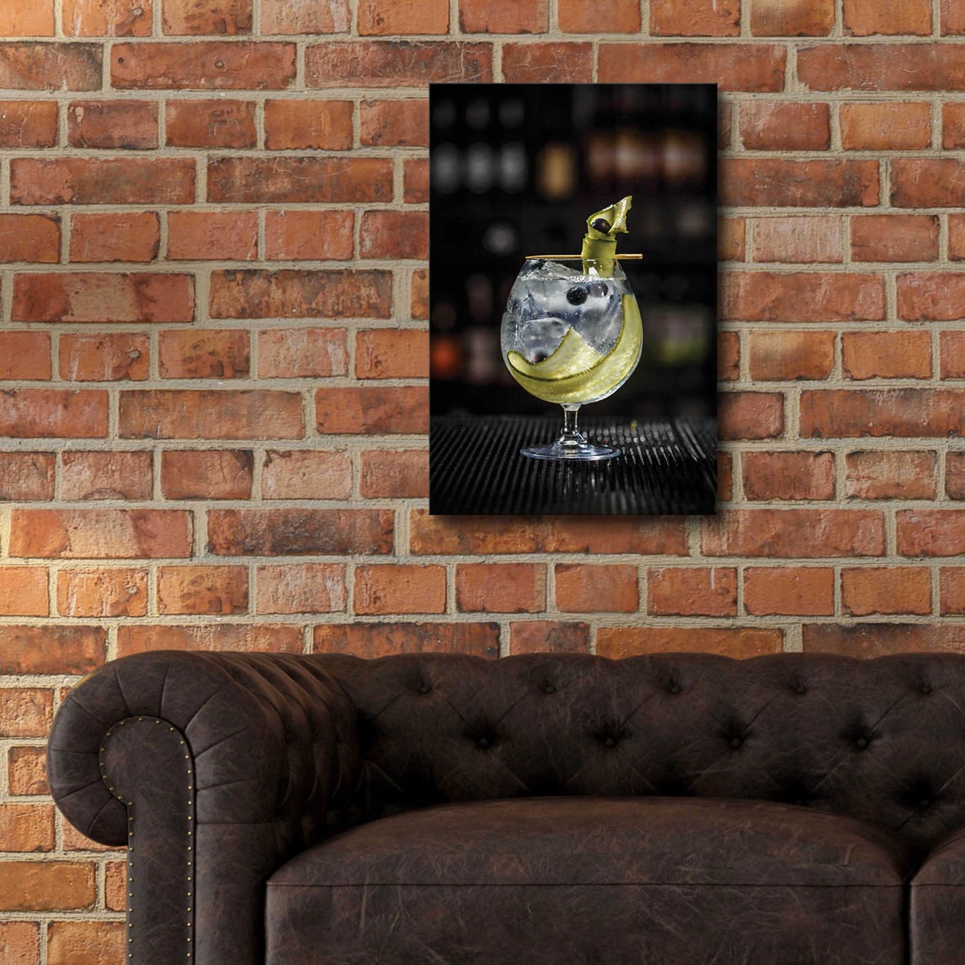 Epic Art 'Gin Cucumber Cooler' by Epic Portfolio, Acrylic Glass Wall Art,16x24