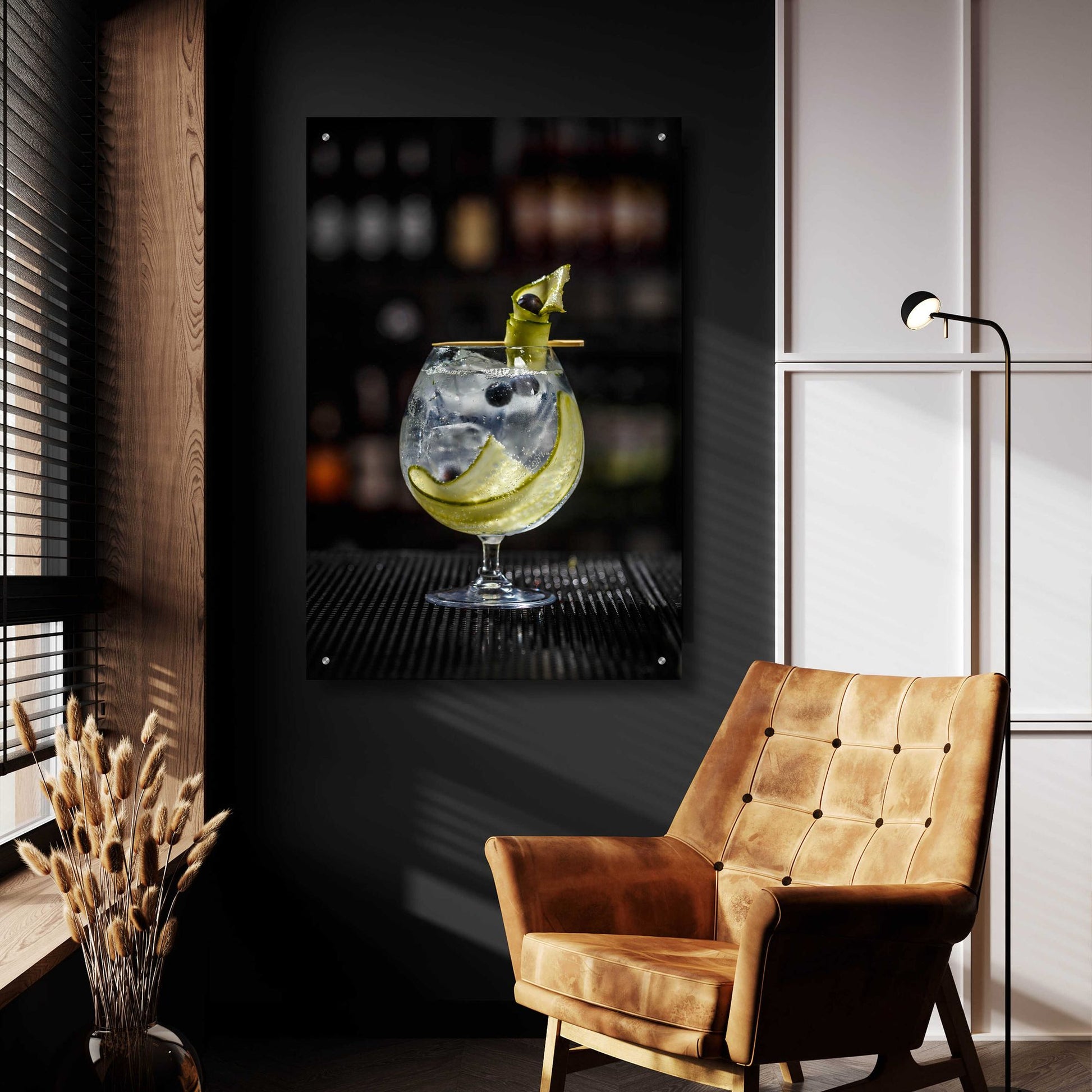 Epic Art 'Gin Cucumber Cooler' by Epic Portfolio, Acrylic Glass Wall Art,24x36