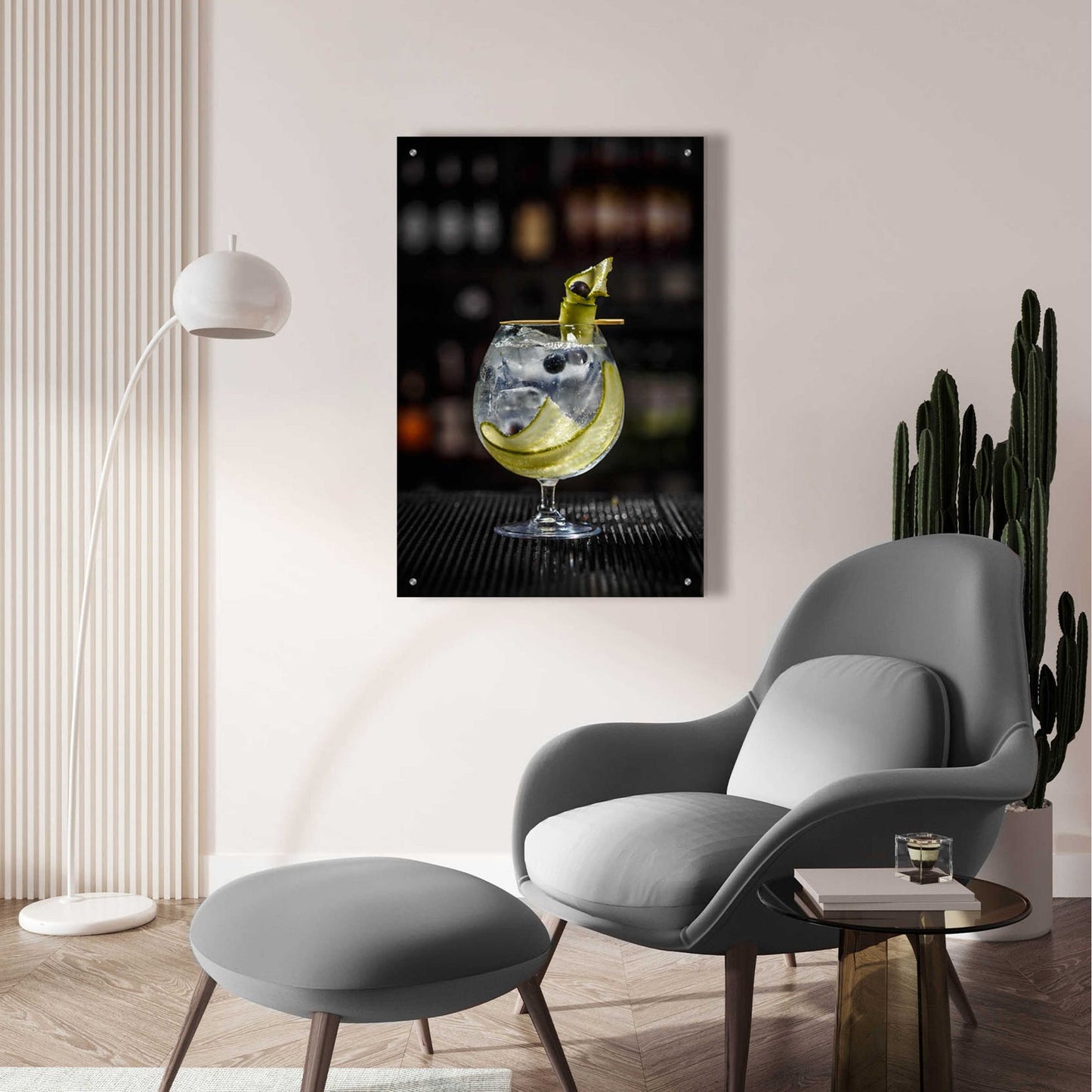 Epic Art 'Gin Cucumber Cooler' by Epic Portfolio, Acrylic Glass Wall Art,24x36