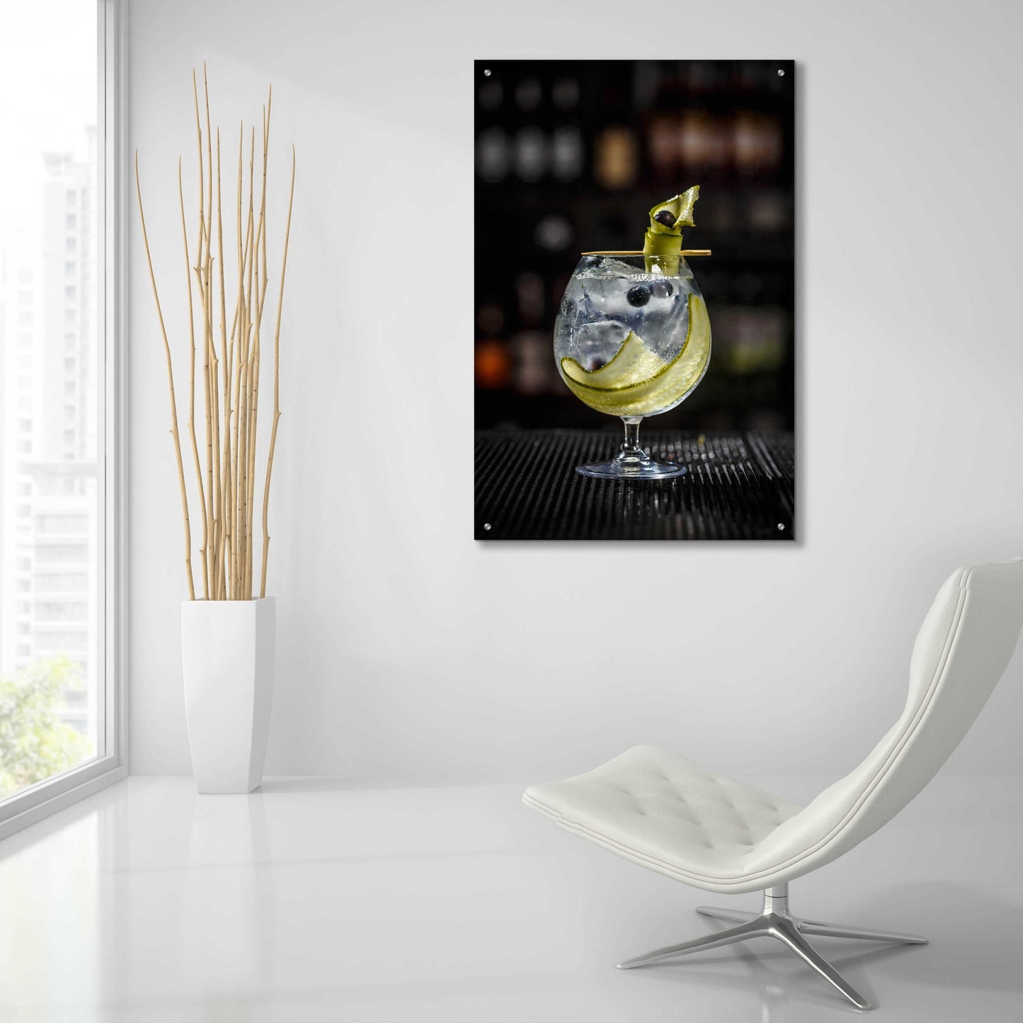 Epic Art 'Gin Cucumber Cooler' by Epic Portfolio, Acrylic Glass Wall Art,24x36