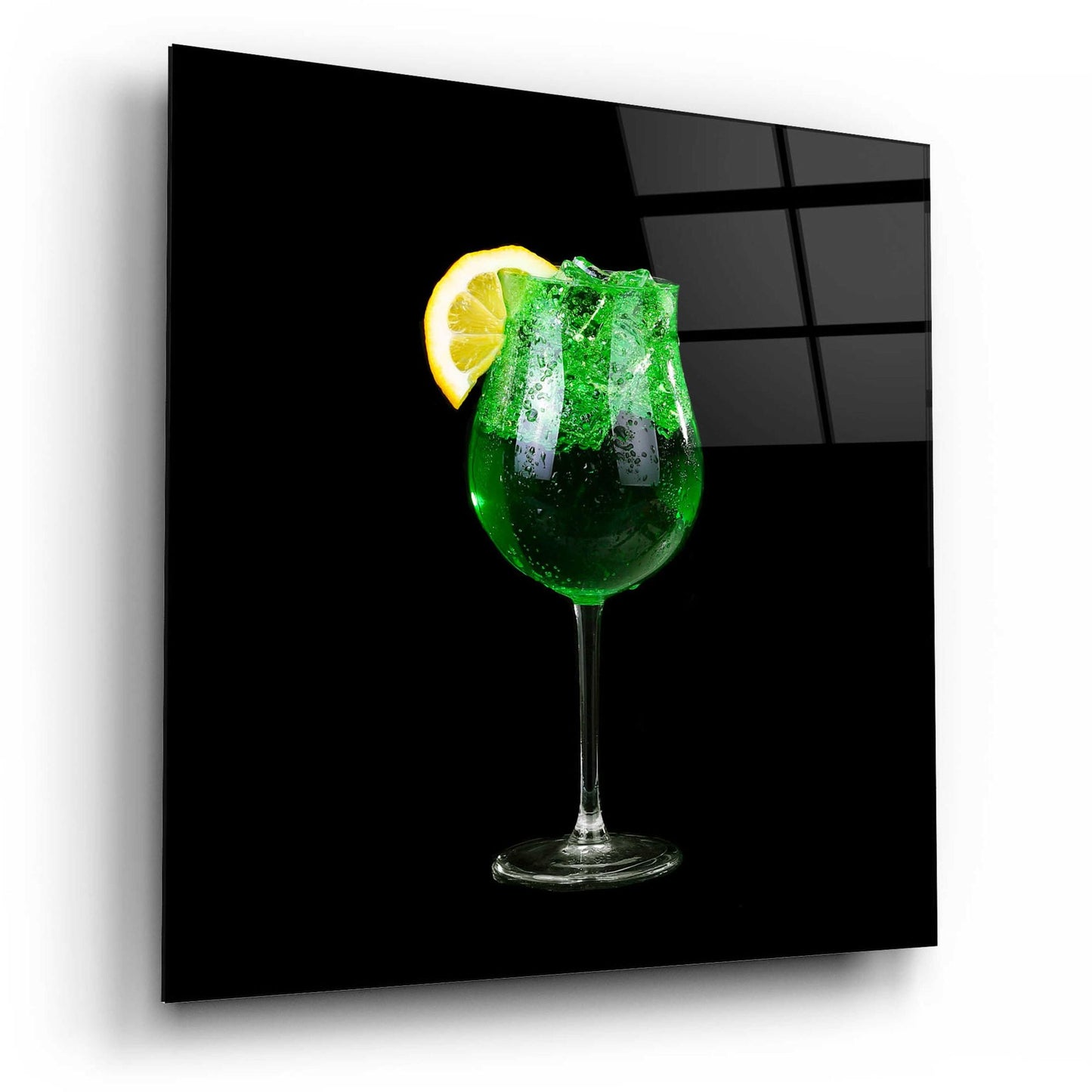 Epic Art 'Green Shamrock' by Epic Portfolio, Acrylic Glass Wall Art,12x12