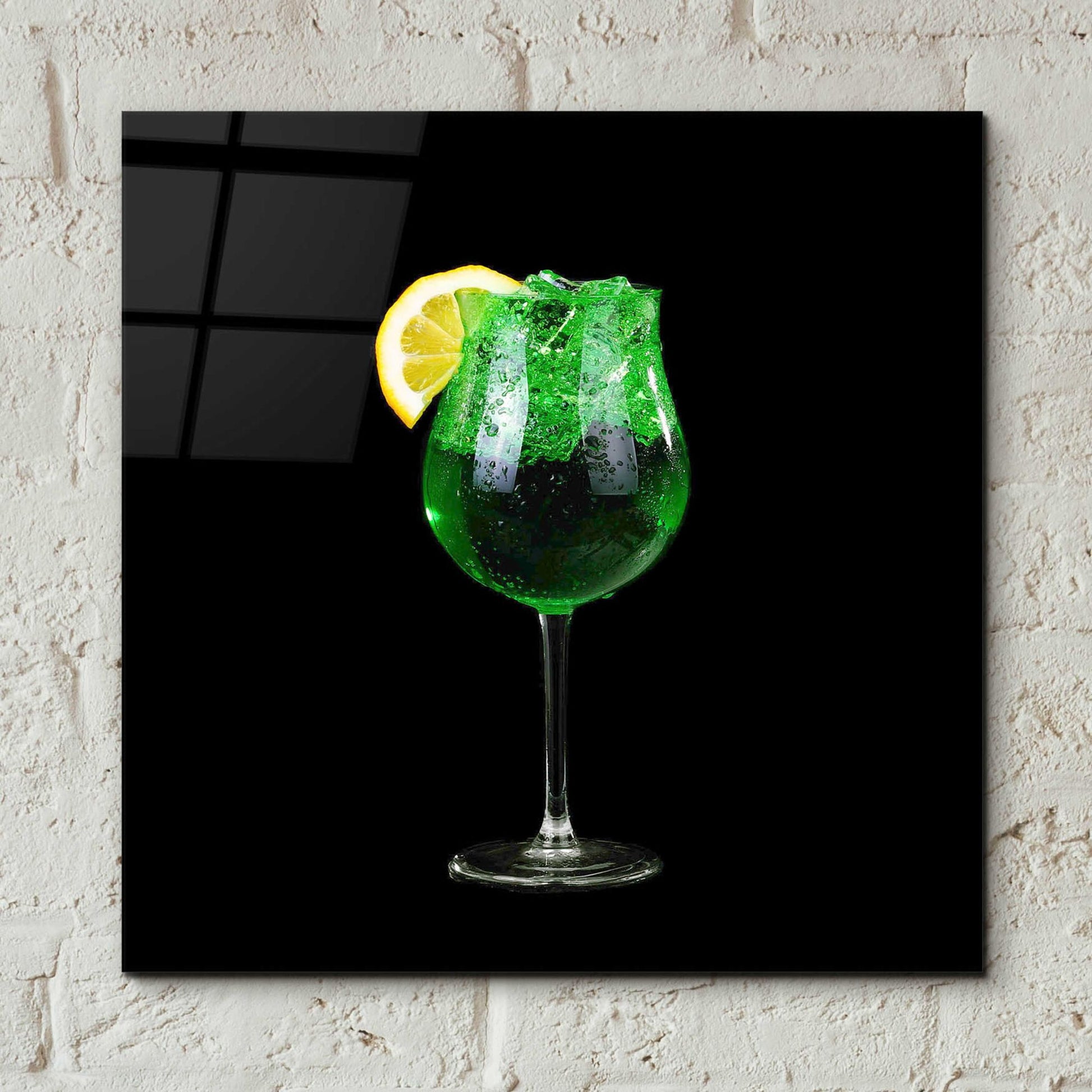 Epic Art 'Green Shamrock' by Epic Portfolio, Acrylic Glass Wall Art,12x12