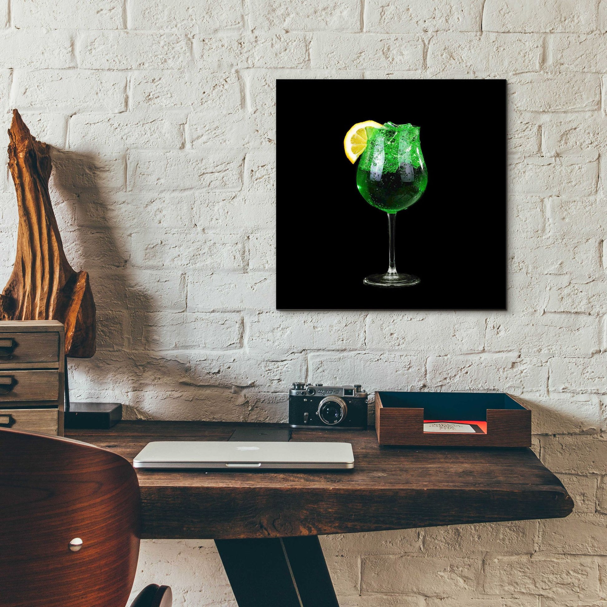 Epic Art 'Green Shamrock' by Epic Portfolio, Acrylic Glass Wall Art,12x12