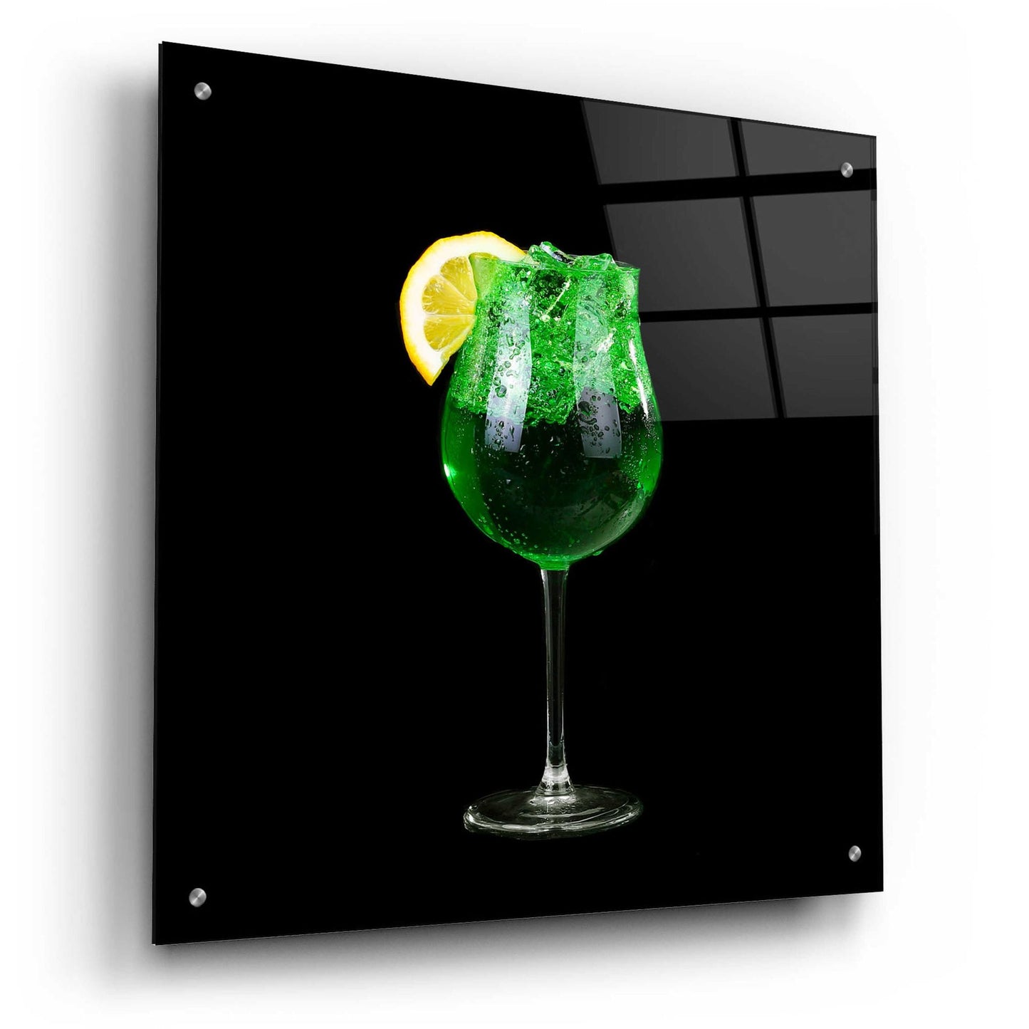 Epic Art 'Green Shamrock' by Epic Portfolio, Acrylic Glass Wall Art,24x24