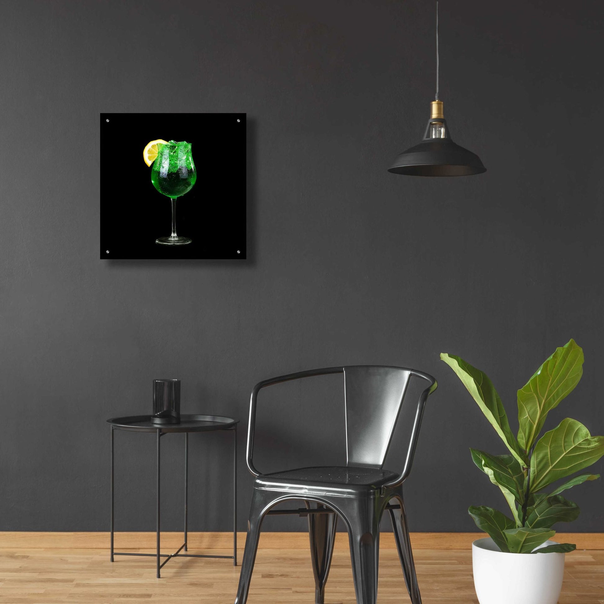 Epic Art 'Green Shamrock' by Epic Portfolio, Acrylic Glass Wall Art,24x24