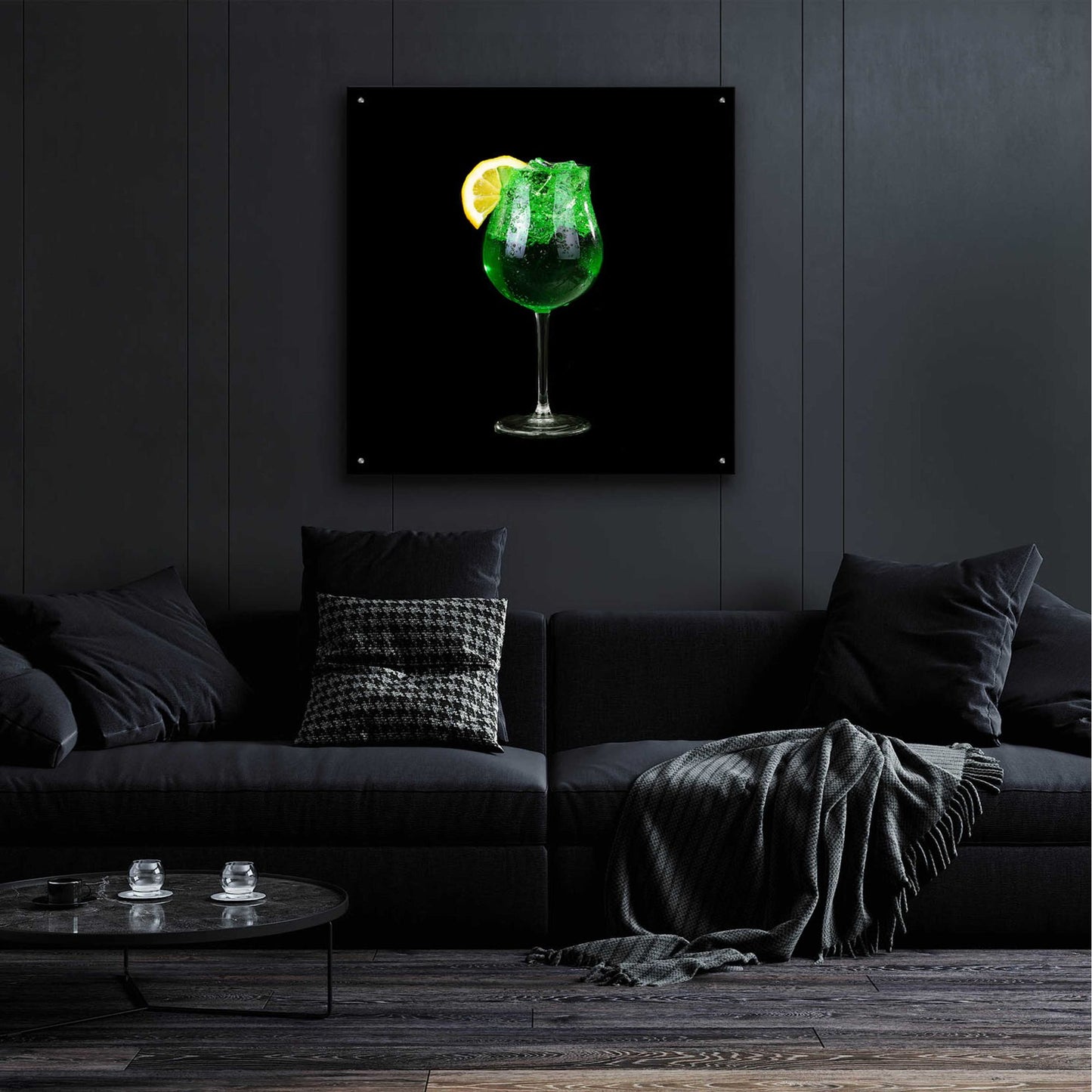 Epic Art 'Green Shamrock' by Epic Portfolio, Acrylic Glass Wall Art,36x36