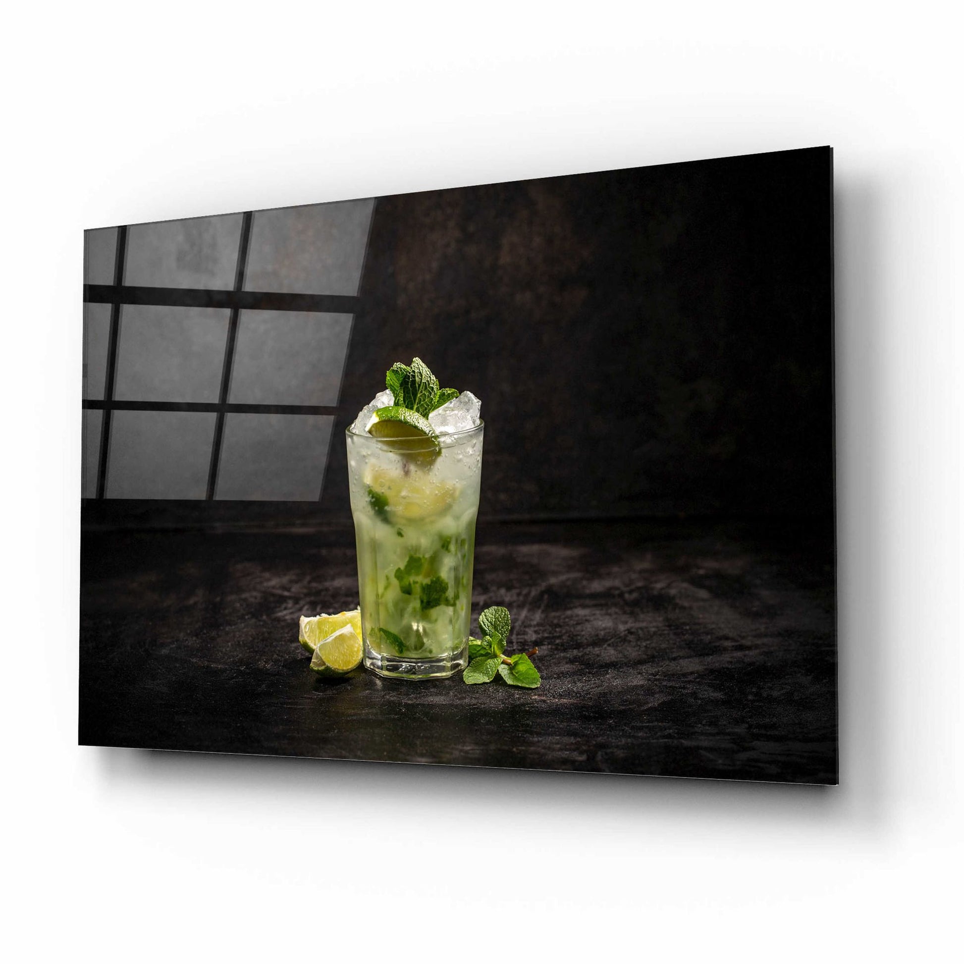 Epic Art 'Irresistible Mojito' by Epic Portfolio, Acrylic Glass Wall Art,16x12