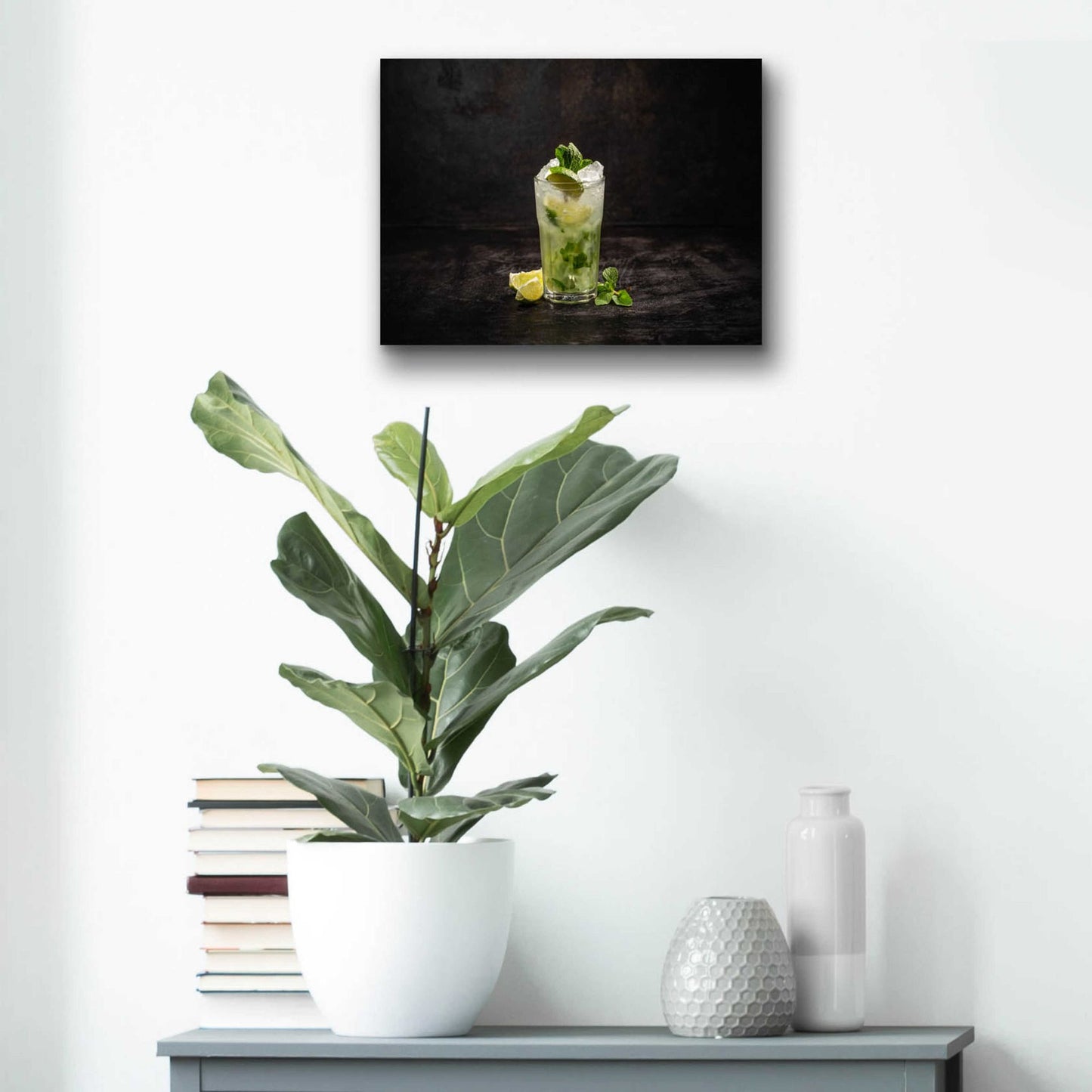 Epic Art 'Irresistible Mojito' by Epic Portfolio, Acrylic Glass Wall Art,16x12