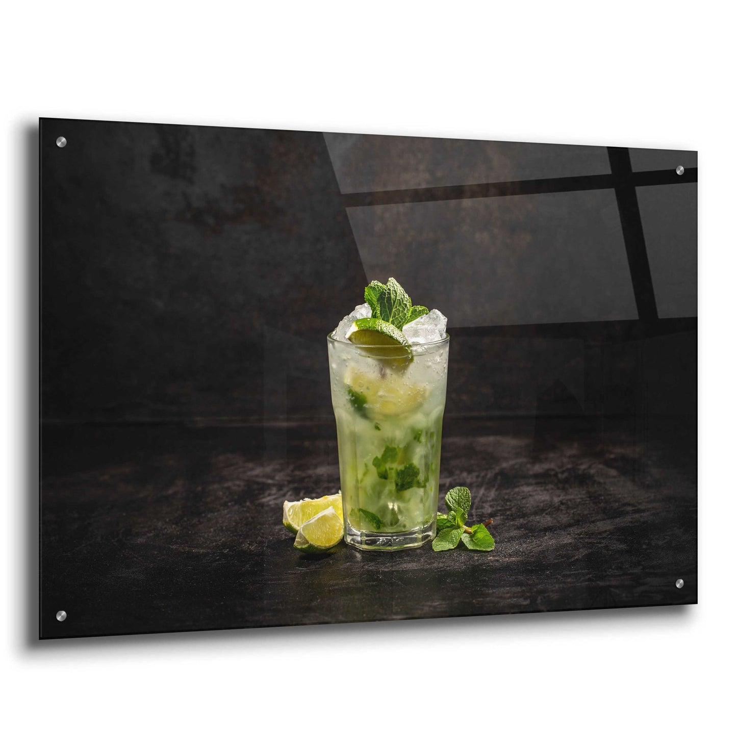 Epic Art 'Irresistible Mojito' by Epic Portfolio, Acrylic Glass Wall Art,36x24