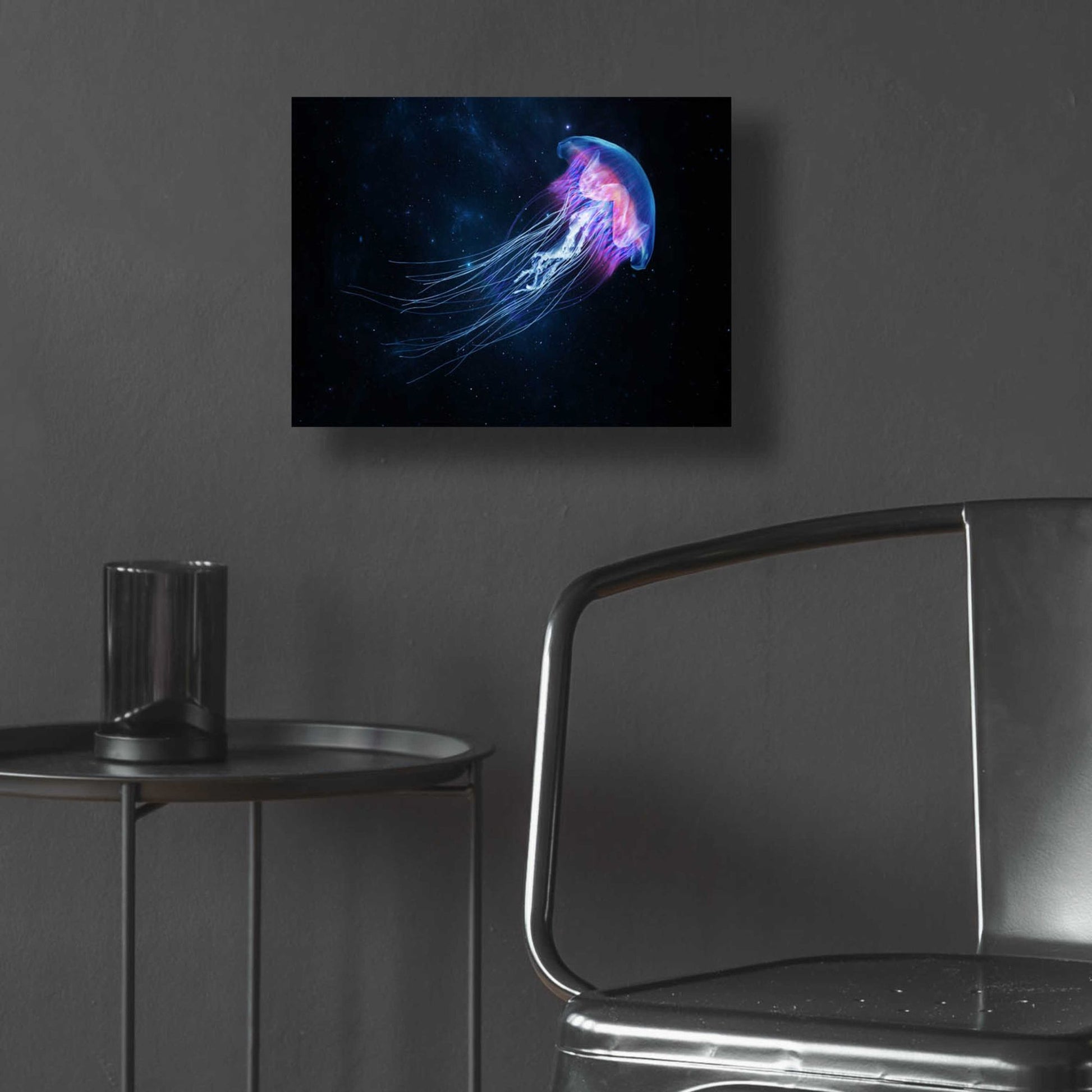 Epic Art 'Jellyfish Spacewalk' by Epic Portfolio, Acrylic Glass Wall Art,16x12