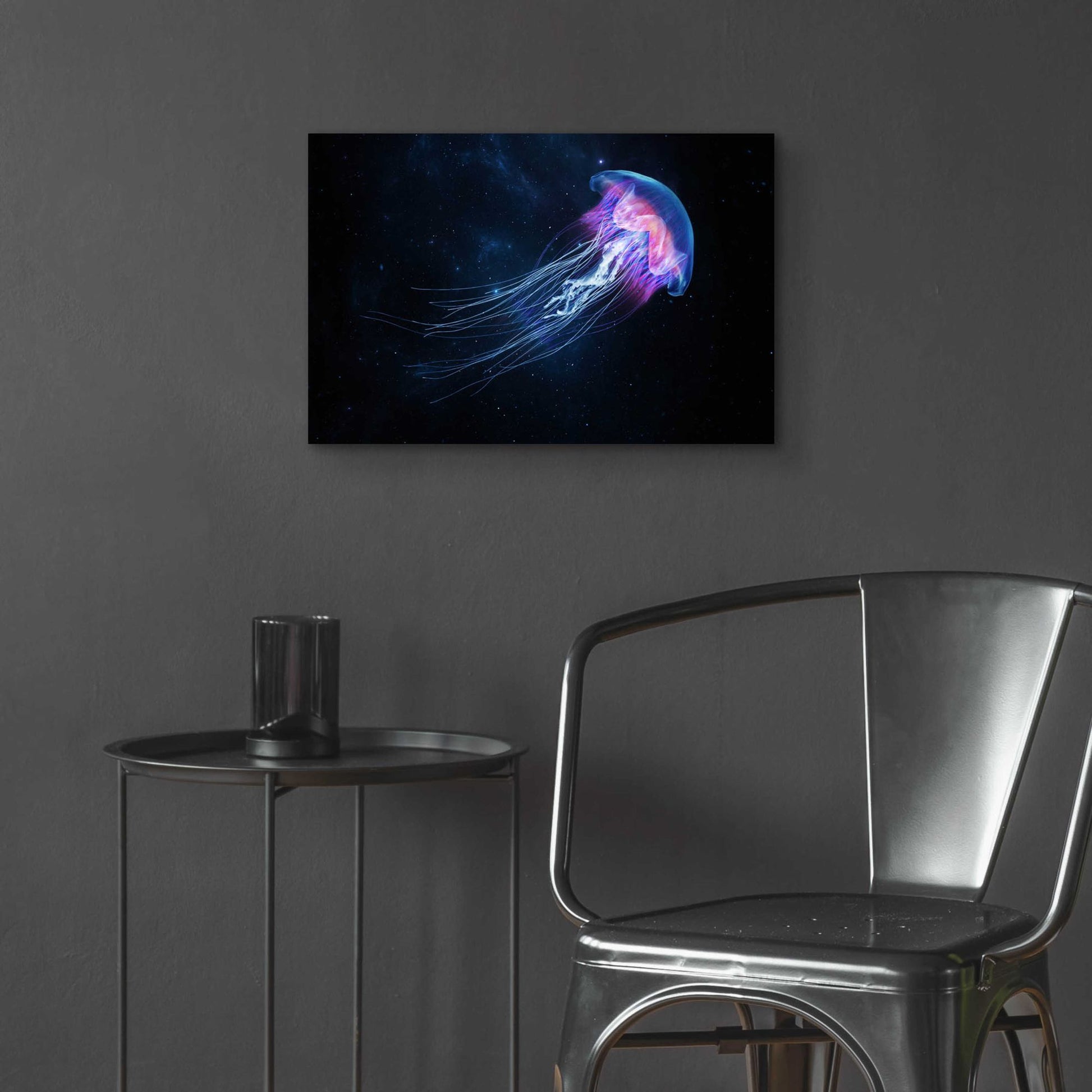 Epic Art 'Jellyfish Spacewalk' by Epic Portfolio, Acrylic Glass Wall Art,24x16