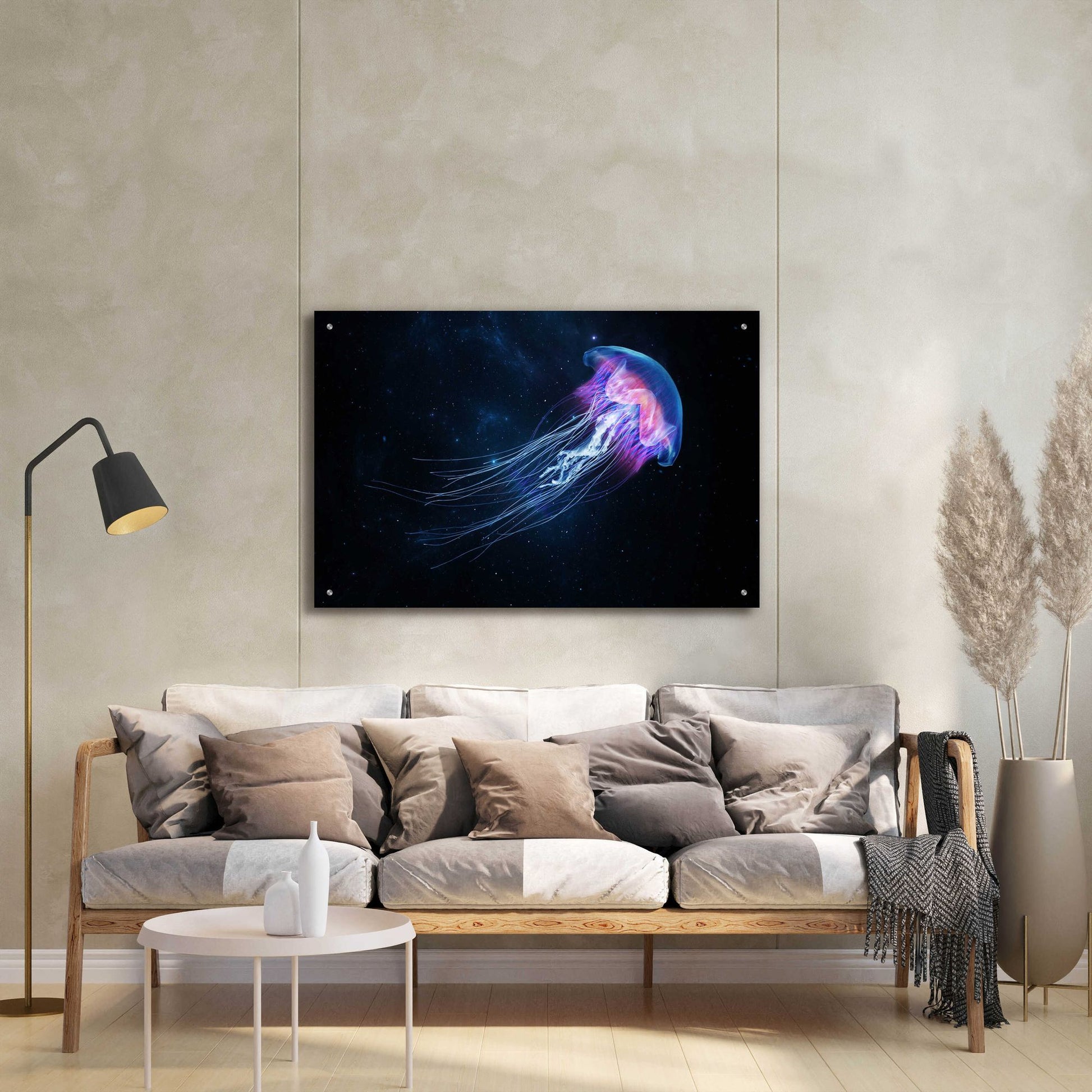 Epic Art 'Jellyfish Spacewalk' by Epic Portfolio, Acrylic Glass Wall Art,36x24