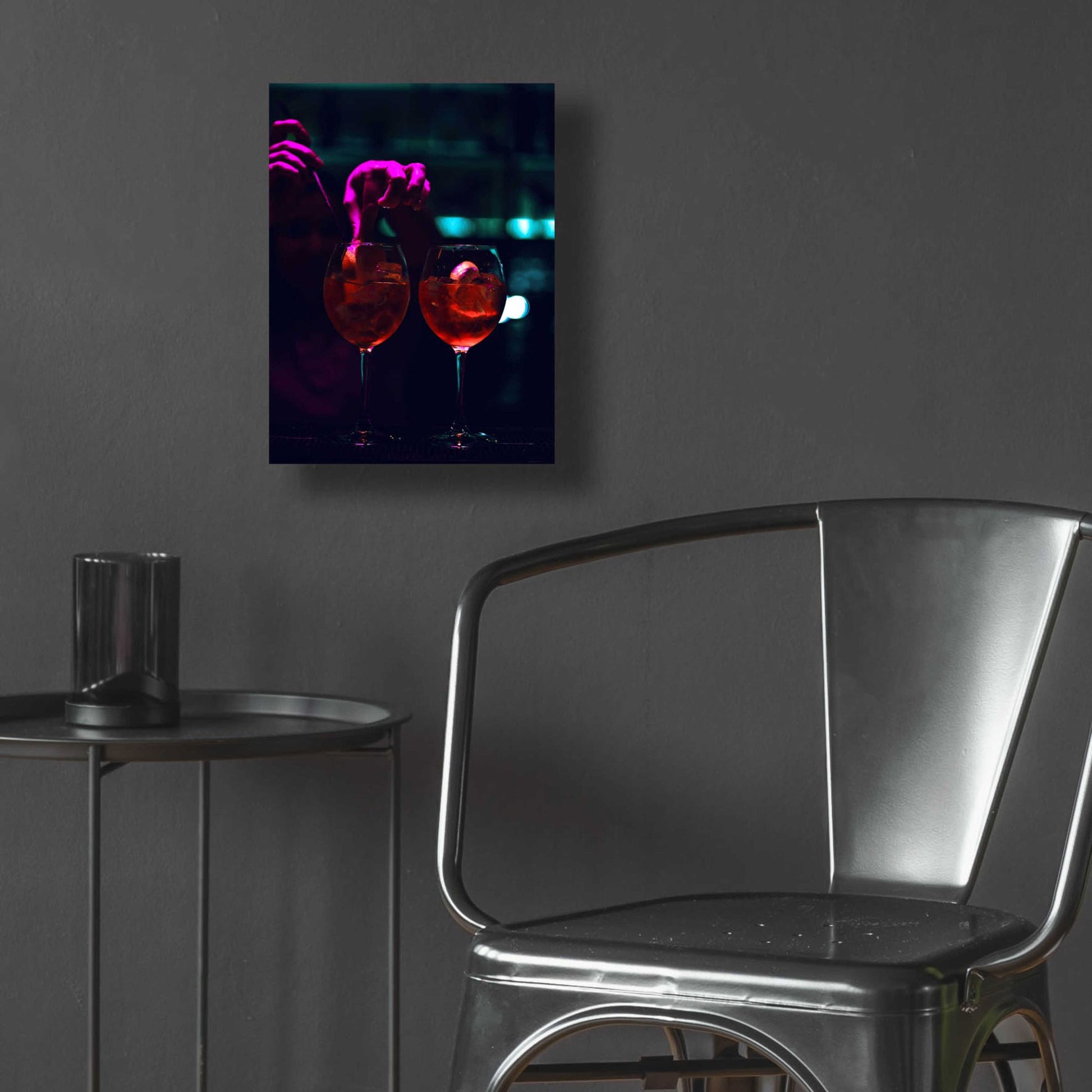 Epic Art 'Late Nights' by Epic Portfolio, Acrylic Glass Wall Art,12x16