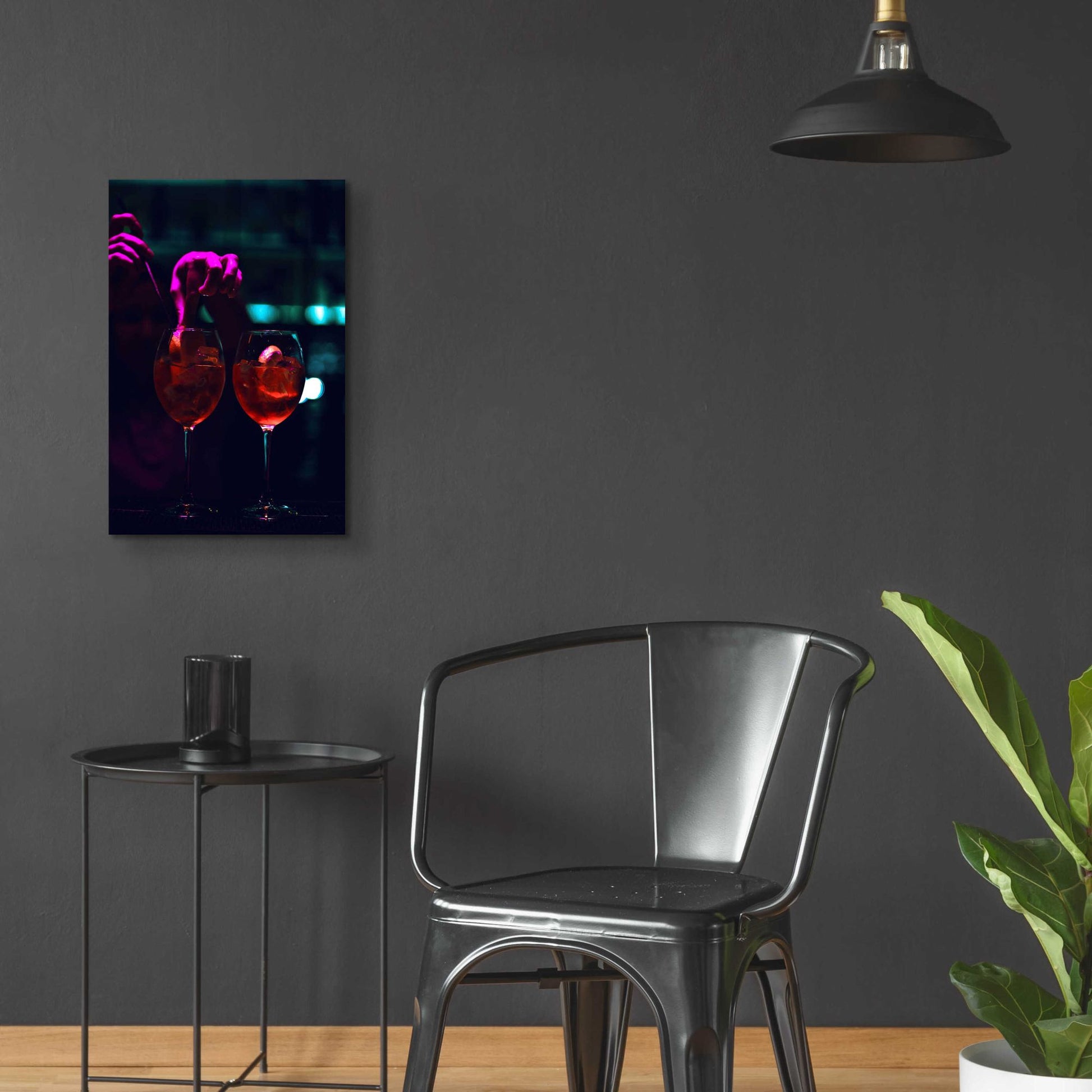 Epic Art 'Late Nights' by Epic Portfolio, Acrylic Glass Wall Art,16x24