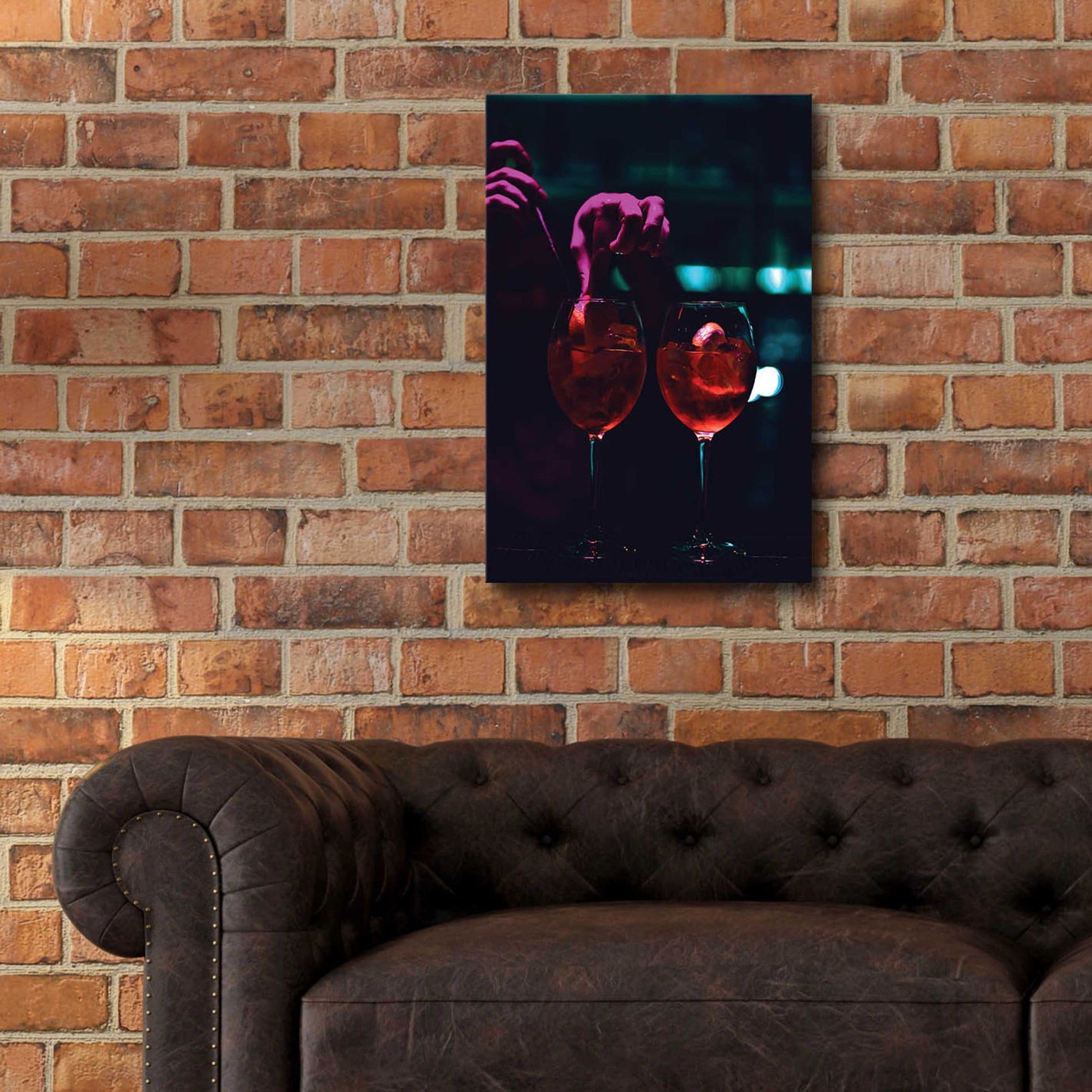 Epic Art 'Late Nights' by Epic Portfolio, Acrylic Glass Wall Art,16x24