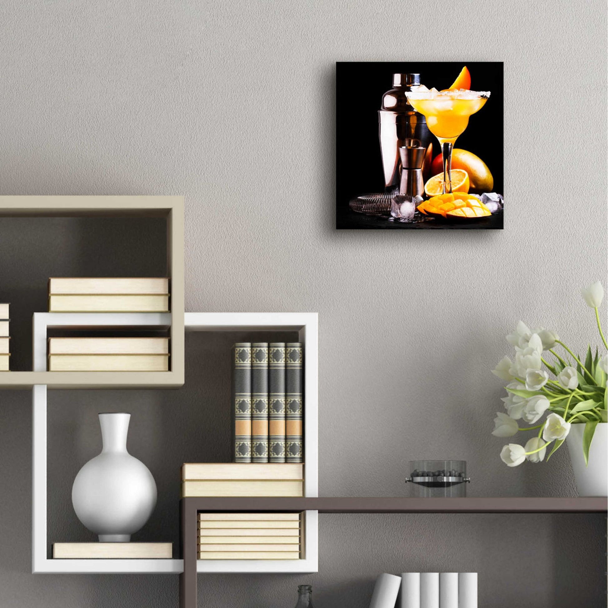 Epic Art 'Mango Daquiri' by Epic Portfolio, Acrylic Glass Wall Art,12x12