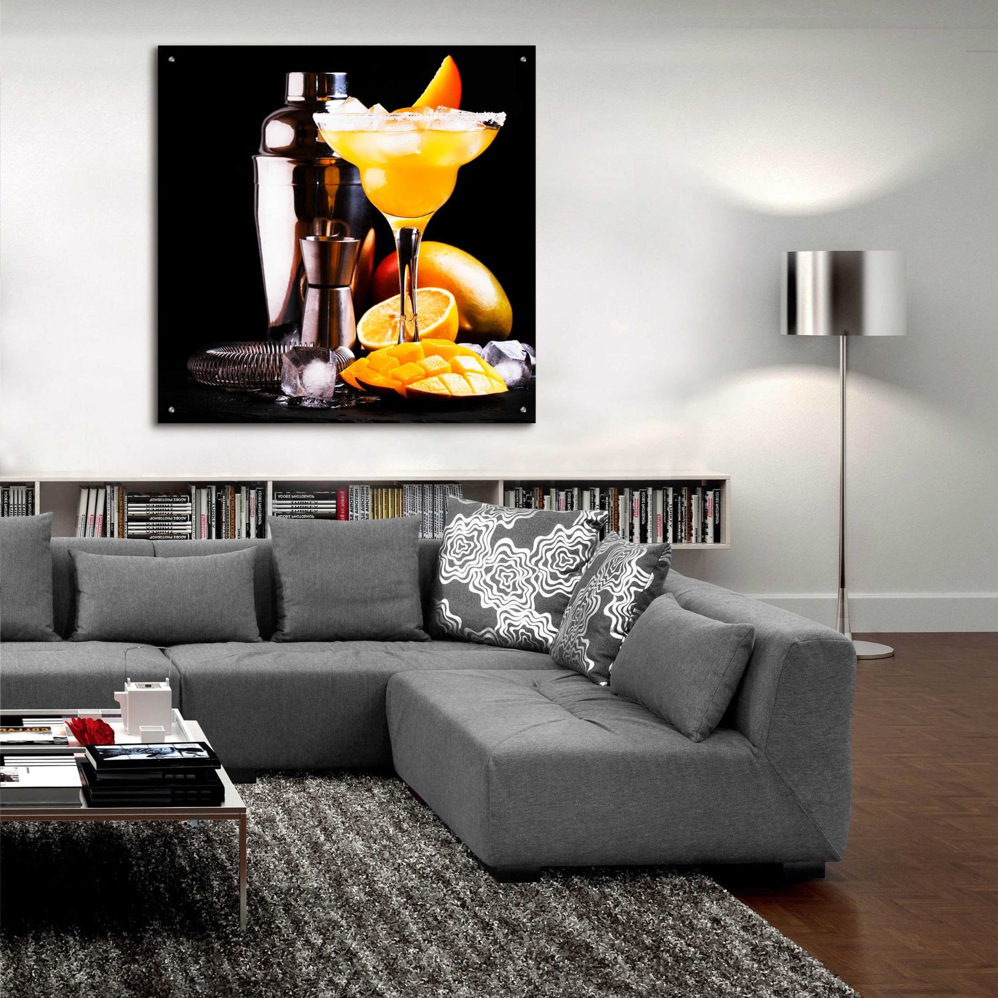 Epic Art 'Mango Daquiri' by Epic Portfolio, Acrylic Glass Wall Art,36x36