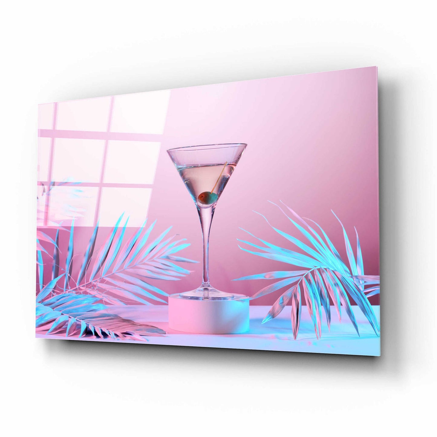 Epic Art 'Martini' by Epic Portfolio, Acrylic Glass Wall Art,16x12