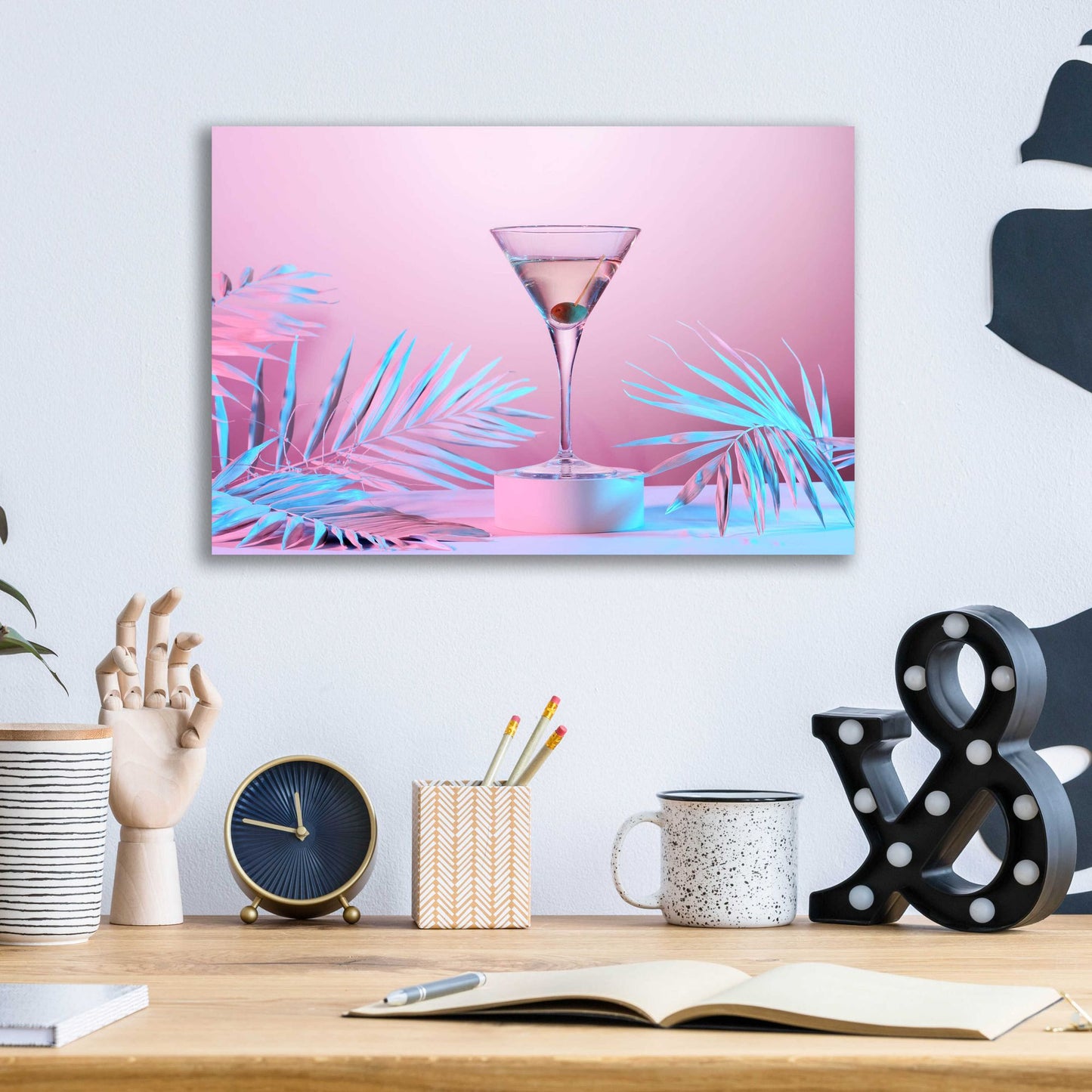 Epic Art 'Martini' by Epic Portfolio, Acrylic Glass Wall Art,16x12