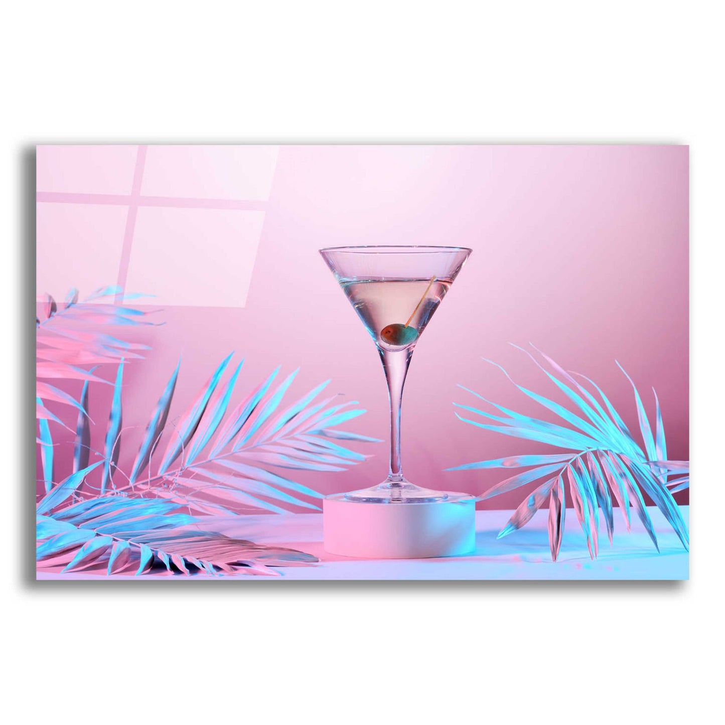 Epic Art 'Martini' by Epic Portfolio, Acrylic Glass Wall Art,16x12