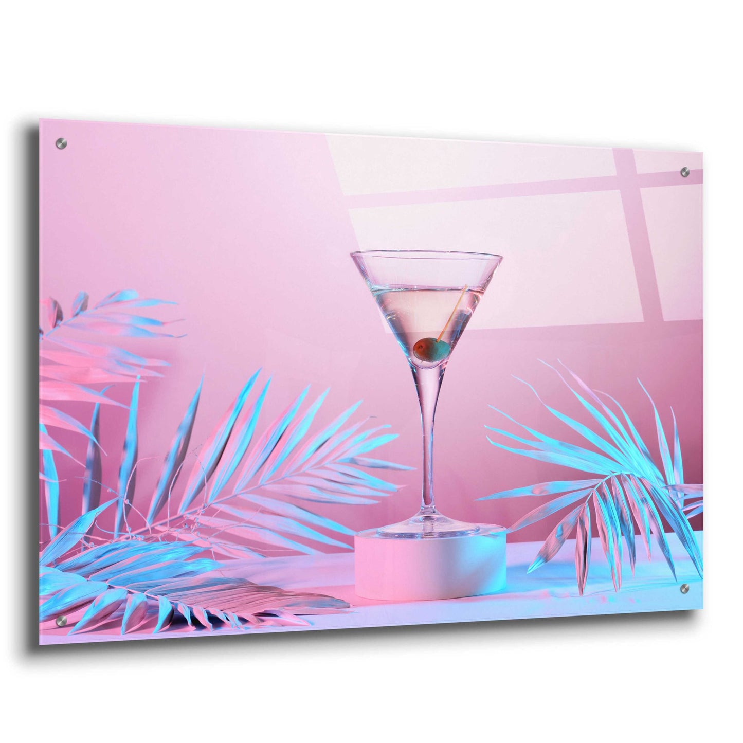 Epic Art 'Martini' by Epic Portfolio, Acrylic Glass Wall Art,36x24